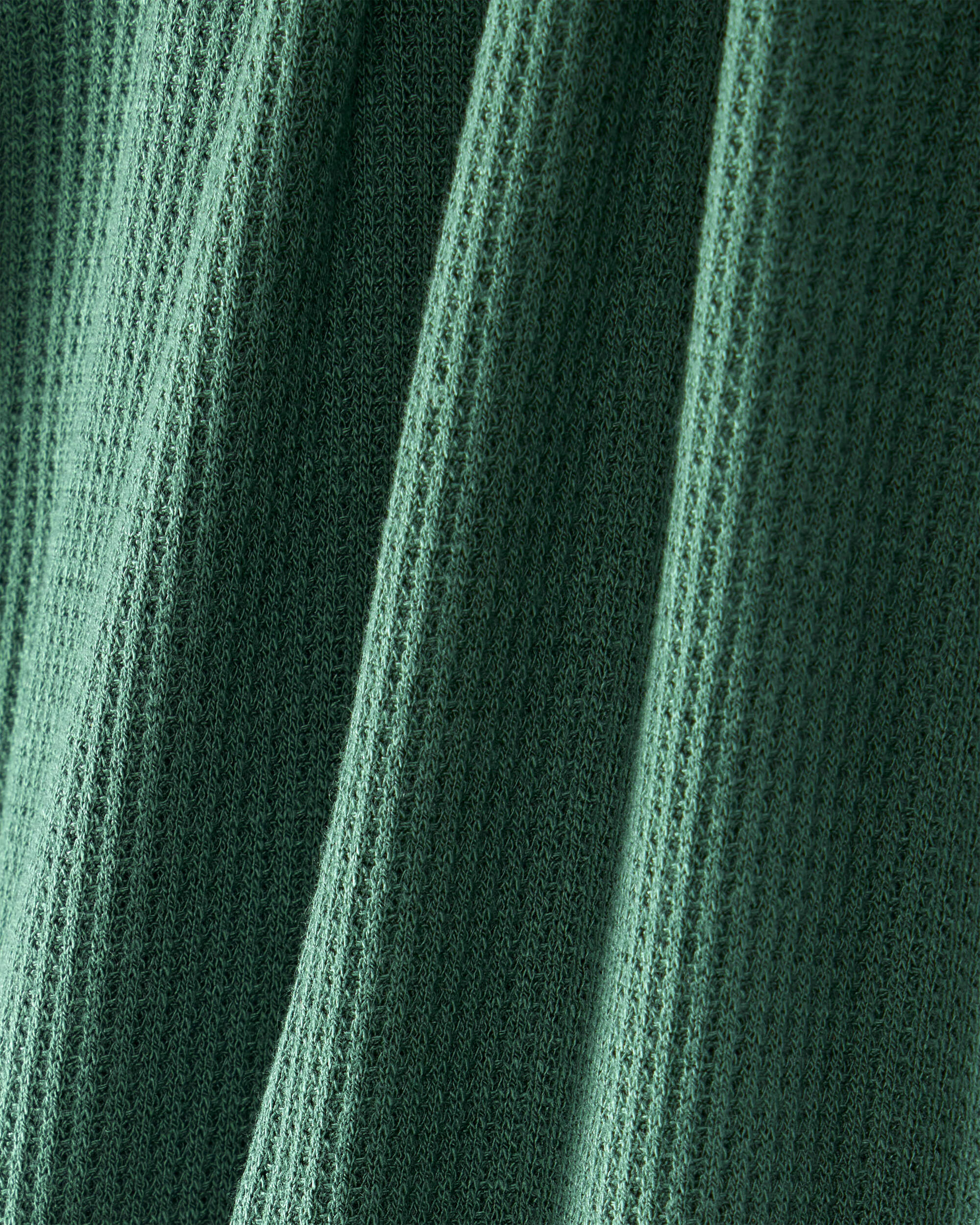 Baby Solid Print PurelySoft Long-Sleeve Sleeper - Green