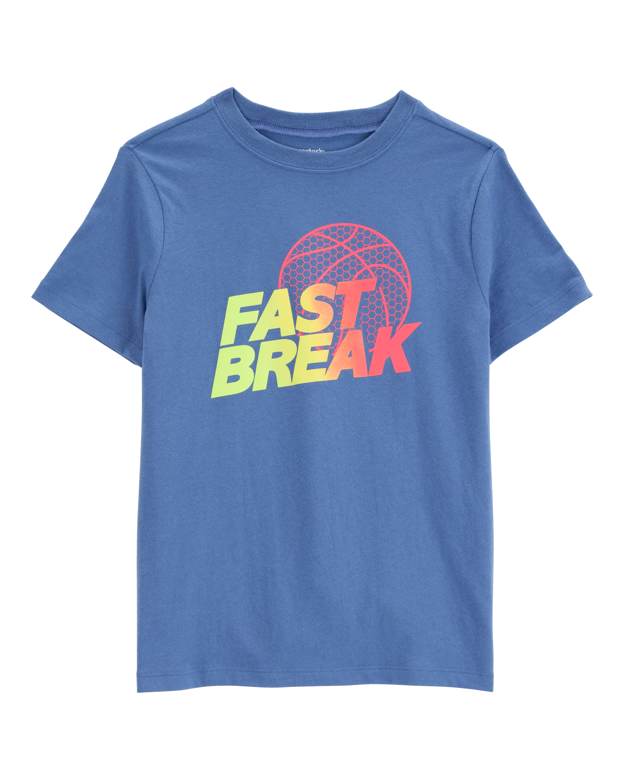 Kid Fast Break Short-Sleeve Graphic Tee - Blue