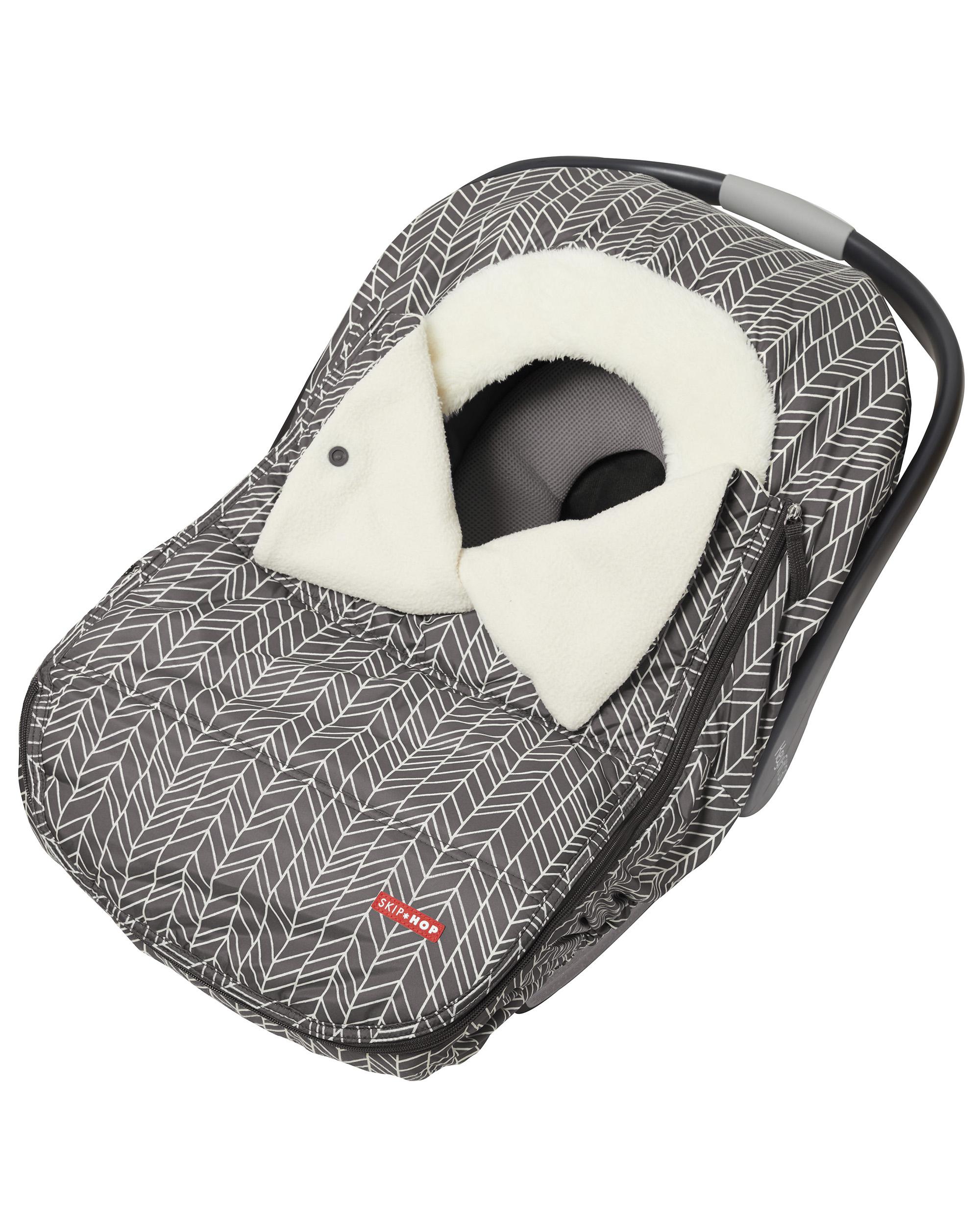 STROLL & GO Car Seat Cover - Grey Feather