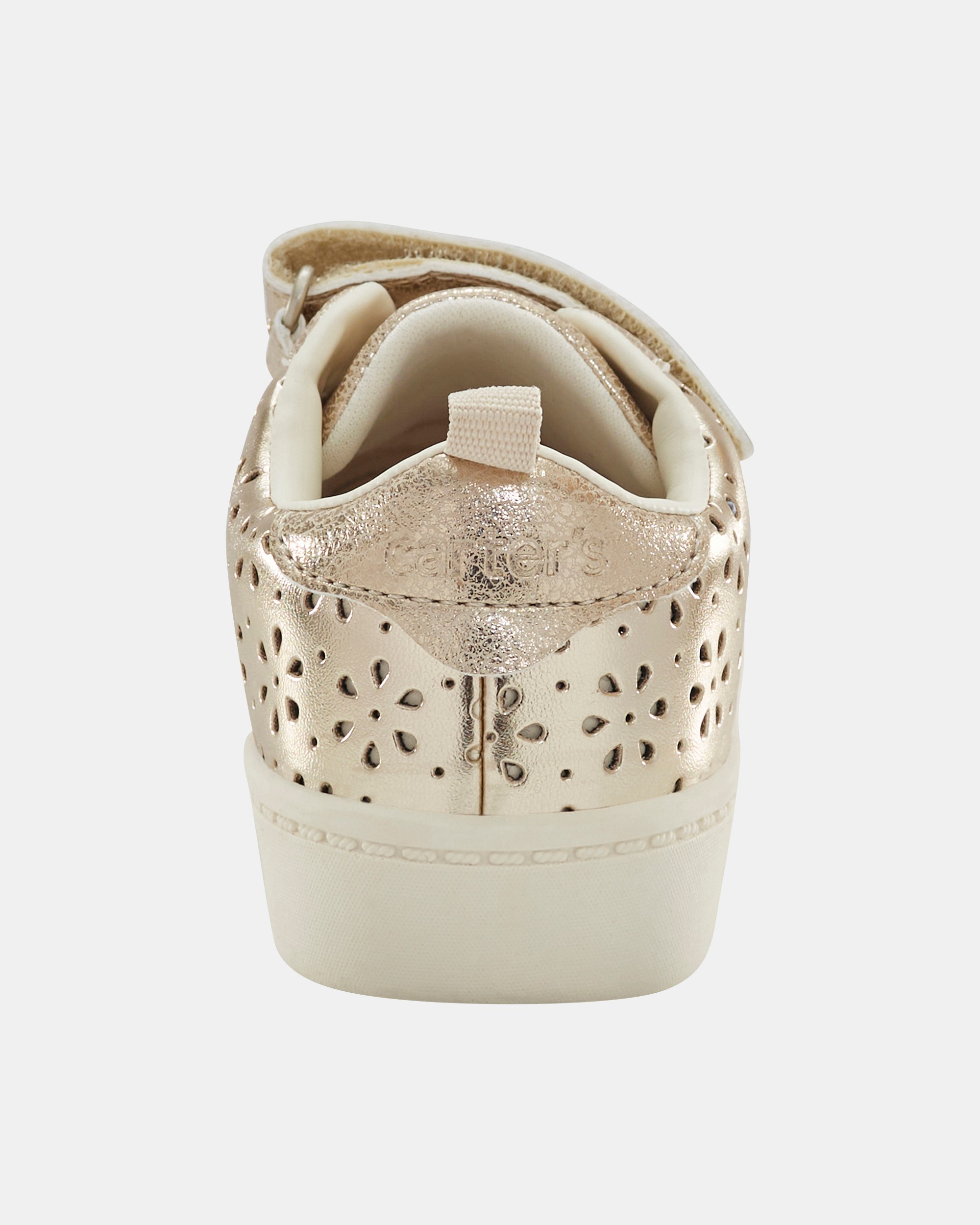 Toddler Girl High-Top Glitter Sneakers - Gold