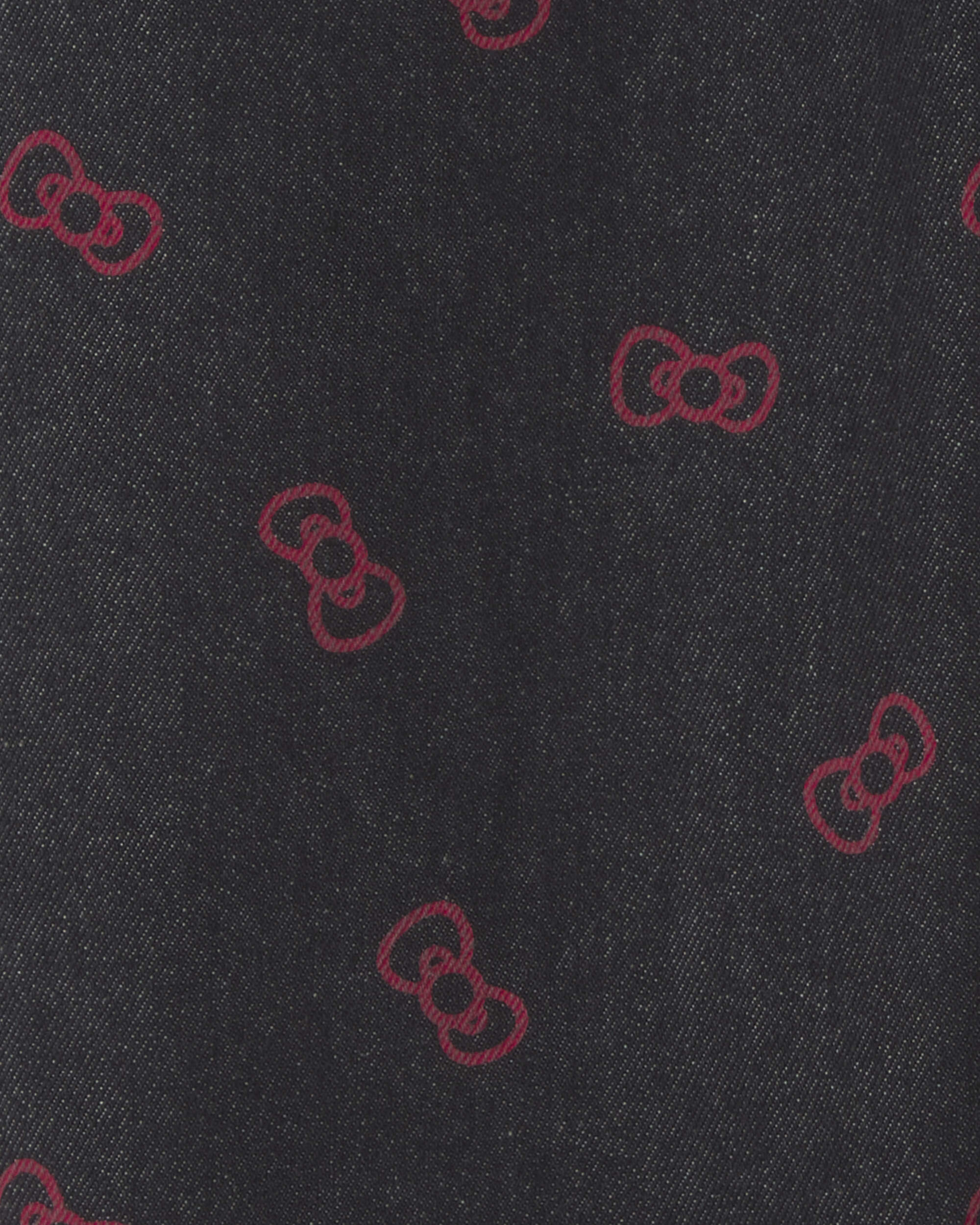 Girls Hello Kitty® Bow Baggy Jeans - Black/Red