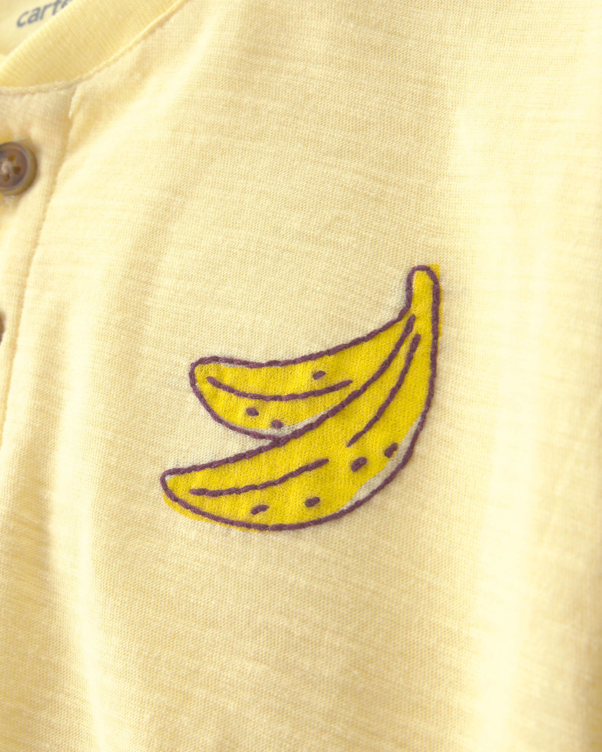 Toddler Boy 2-Piece Banana Top & Short Set - Yellow/Green