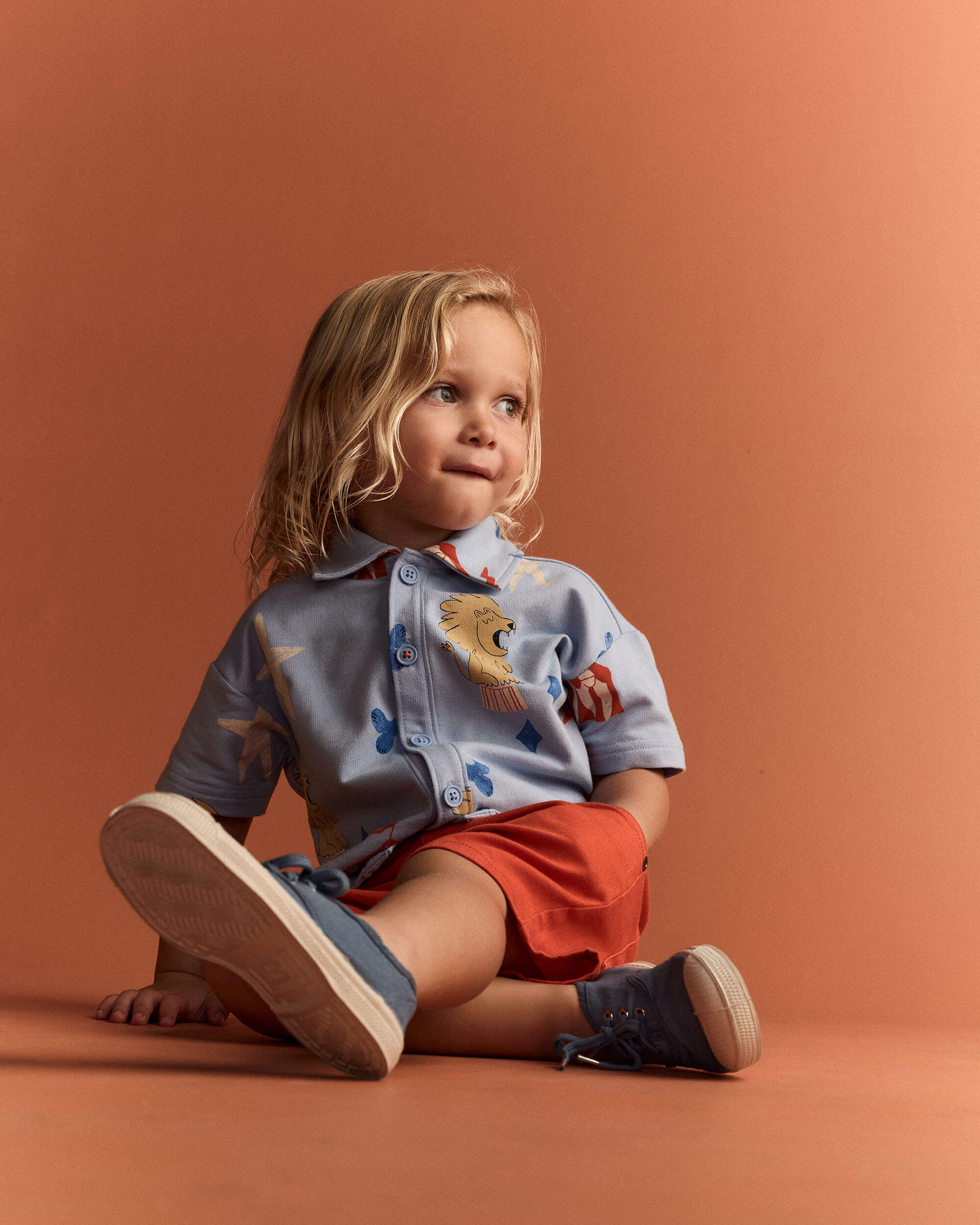 Toddler Bermuda Short - Orange