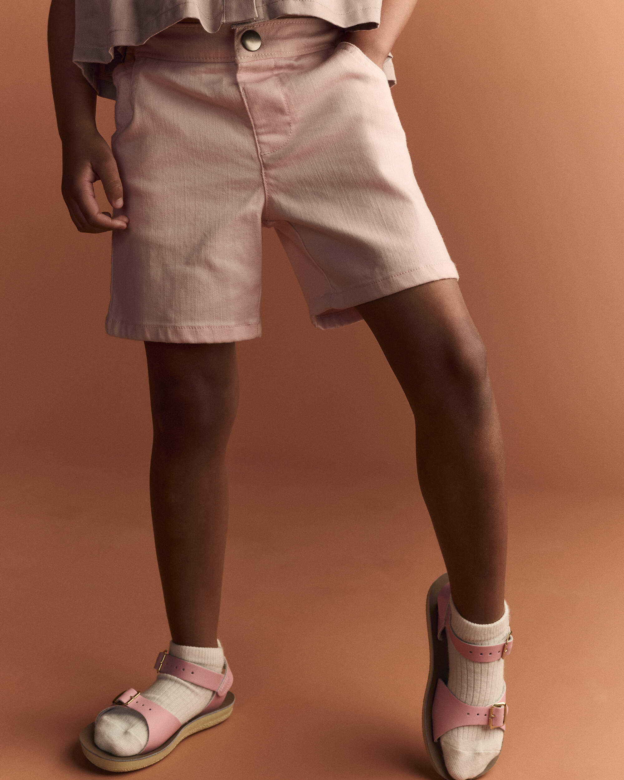 Toddler Girl Bermuda Short - Light Pink