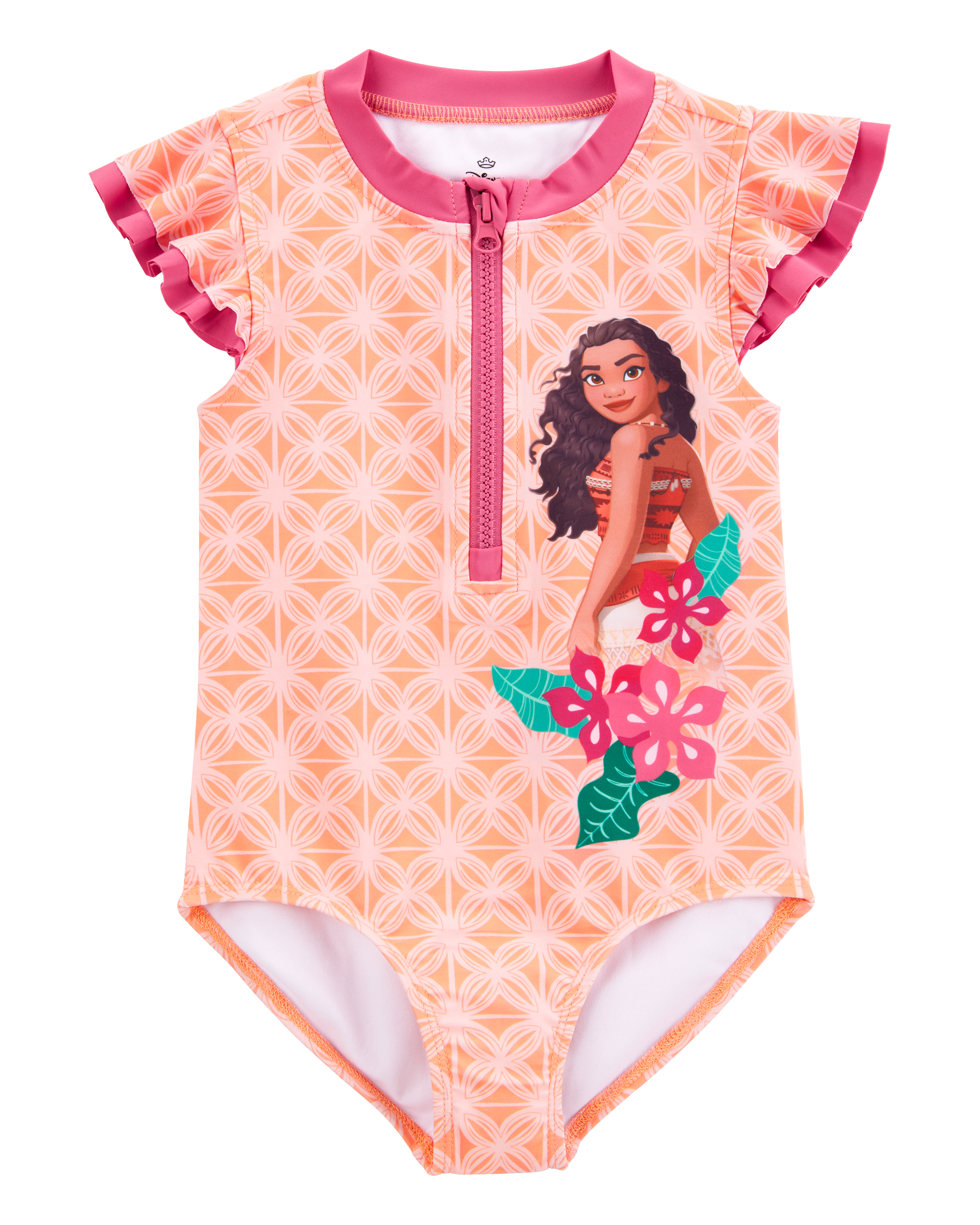 Toddler Disney© Moana 1-Piece Swimsuit - Orange