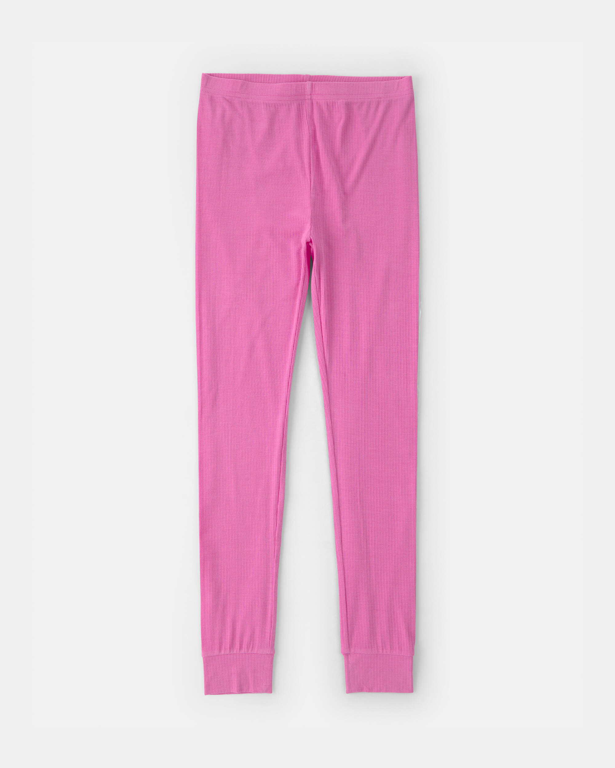 Girls PurelySoft Short-Sleeve Snug Fit 2-Piece Pyjama Set - Pink