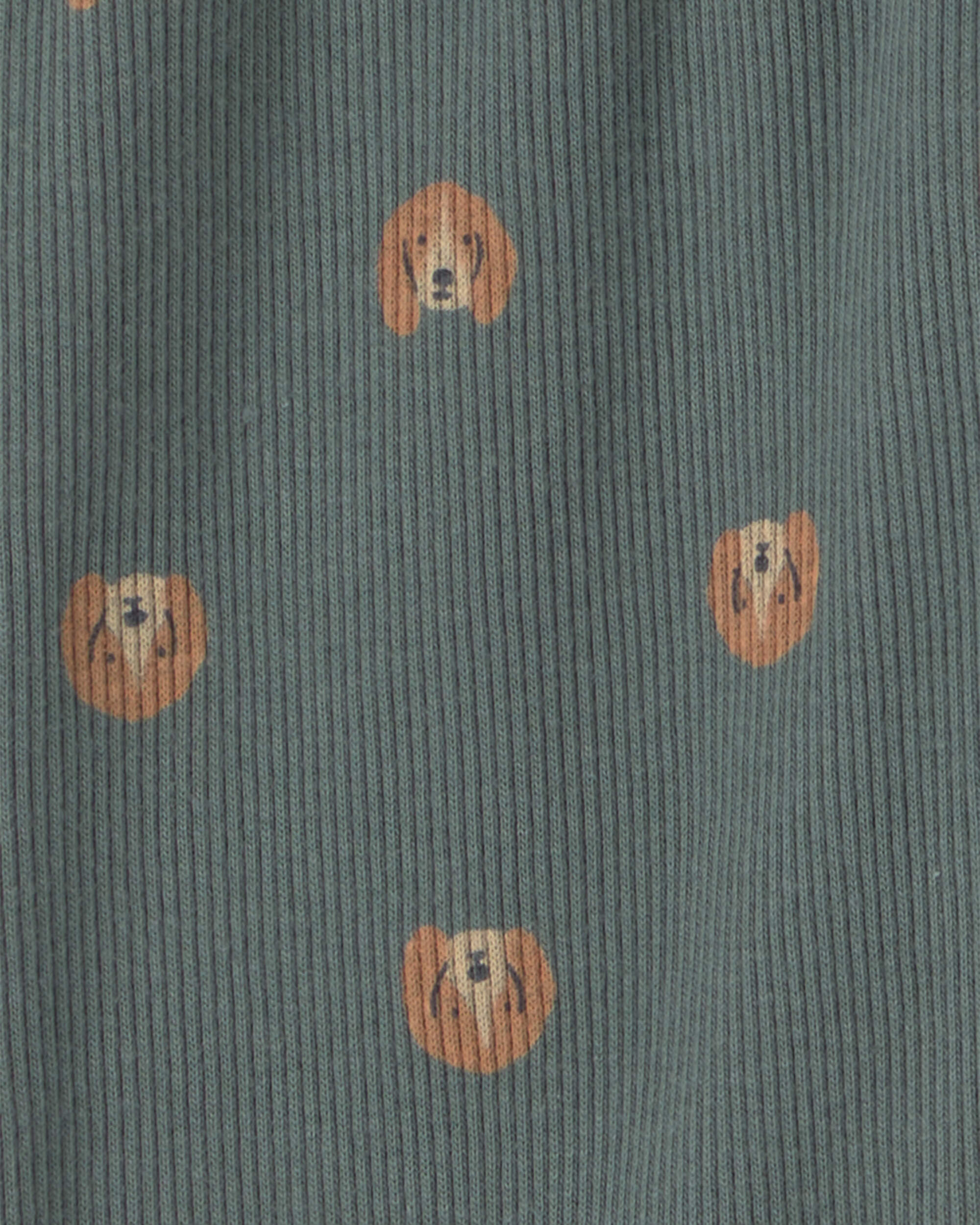 Baby Boy 2-Pack Dog Striped Pull-On Pants - Brown/Green