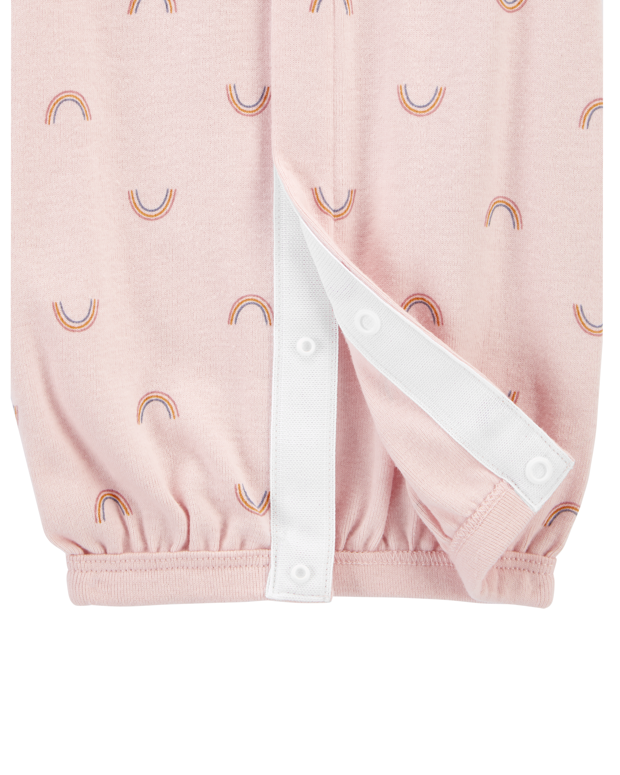 Baby Preemie Rainbow Cotton Sleeper Gown
