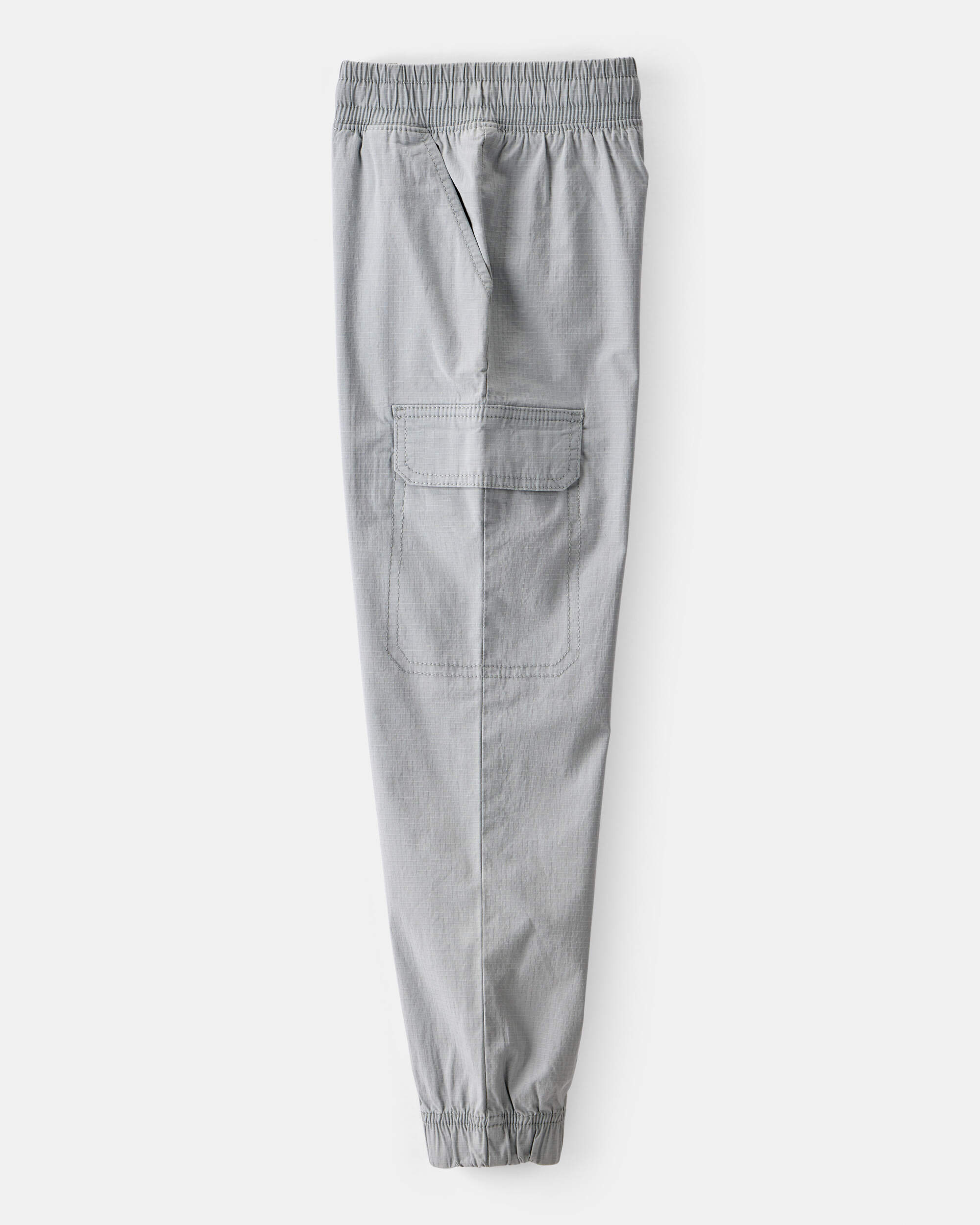Boys Cotton Fashion Cargo Pants - Grey