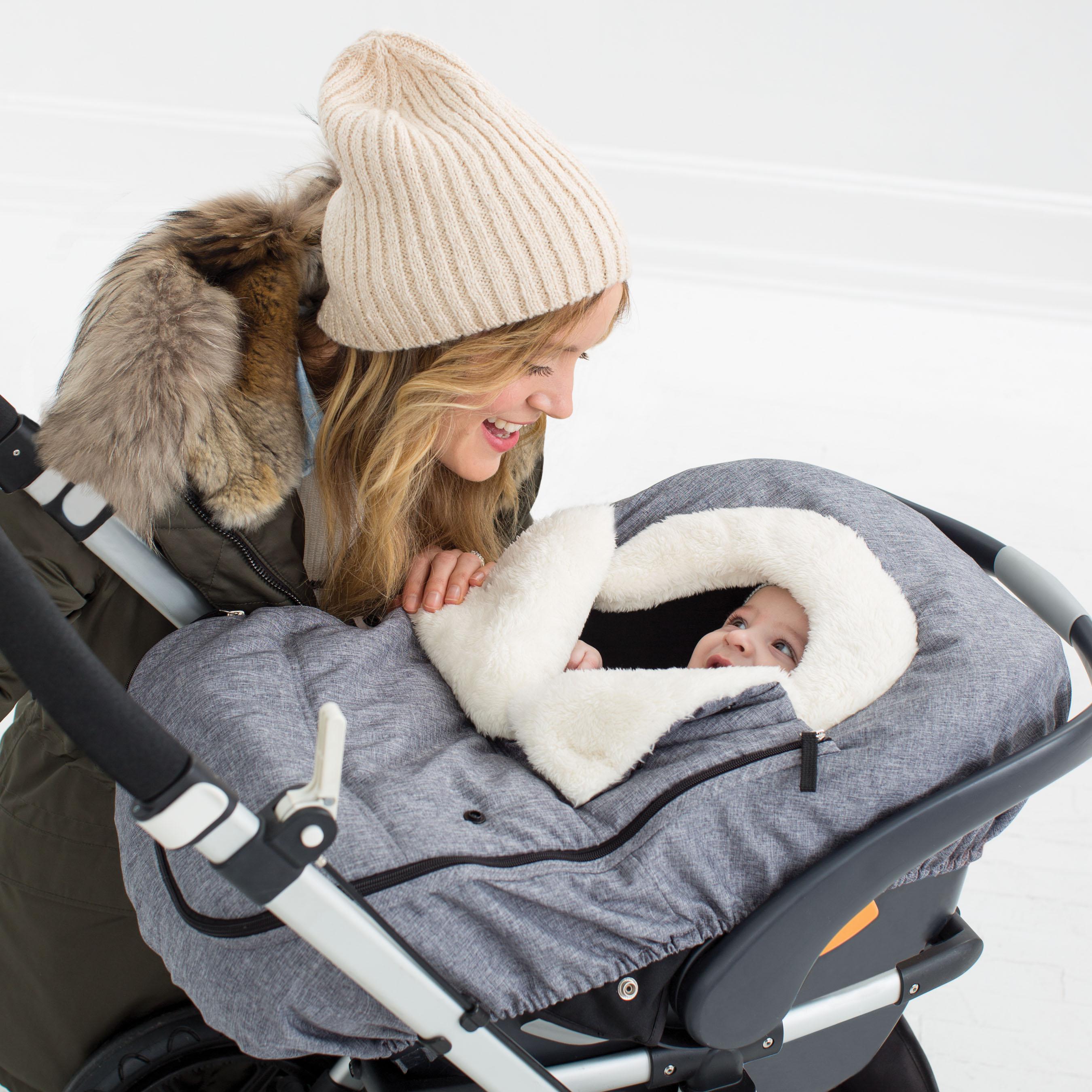 STROLL & GO Car Seat Cover - Heather Grey