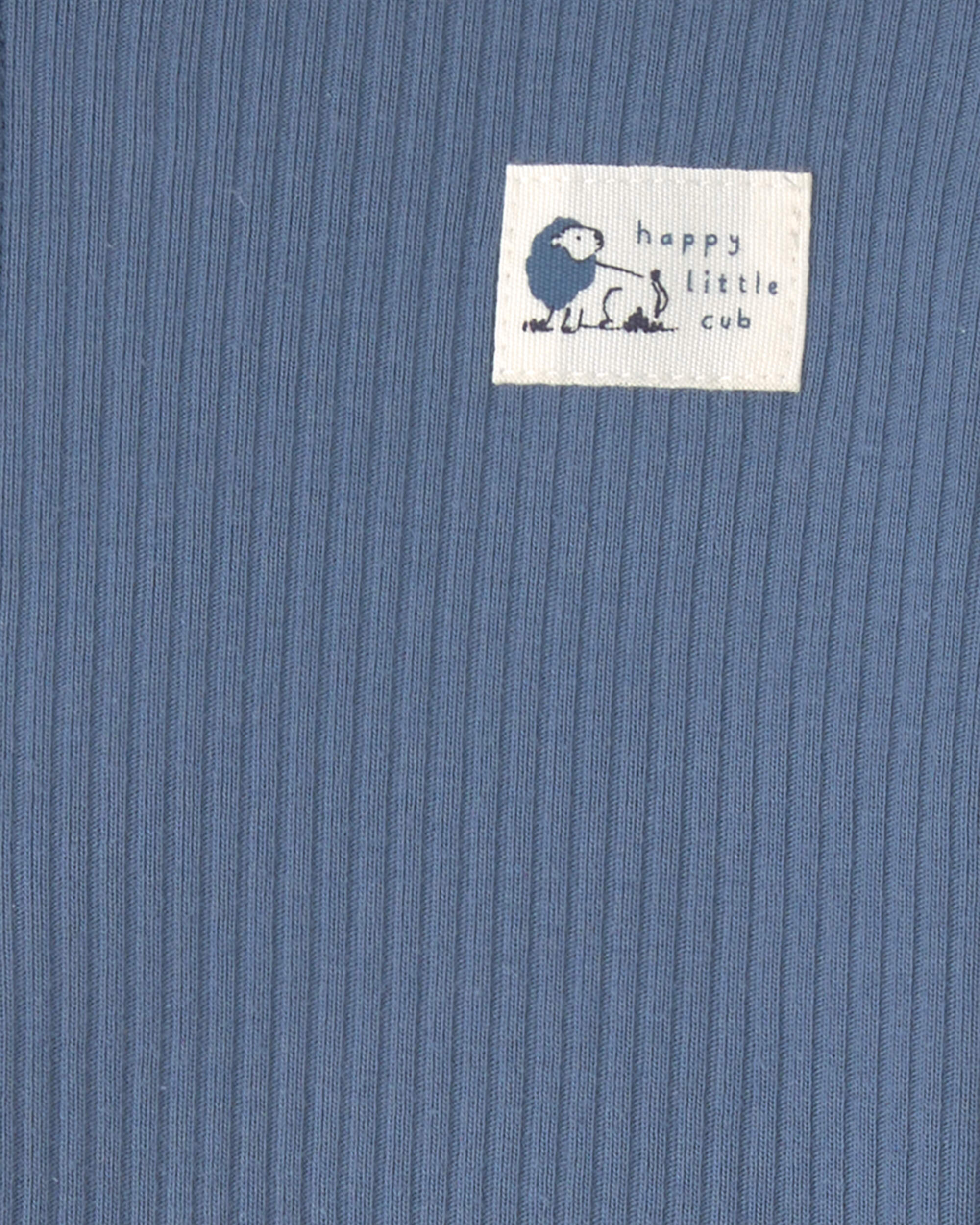 Baby Boy 3-Piece Safari Layering Set - Blue/Cream