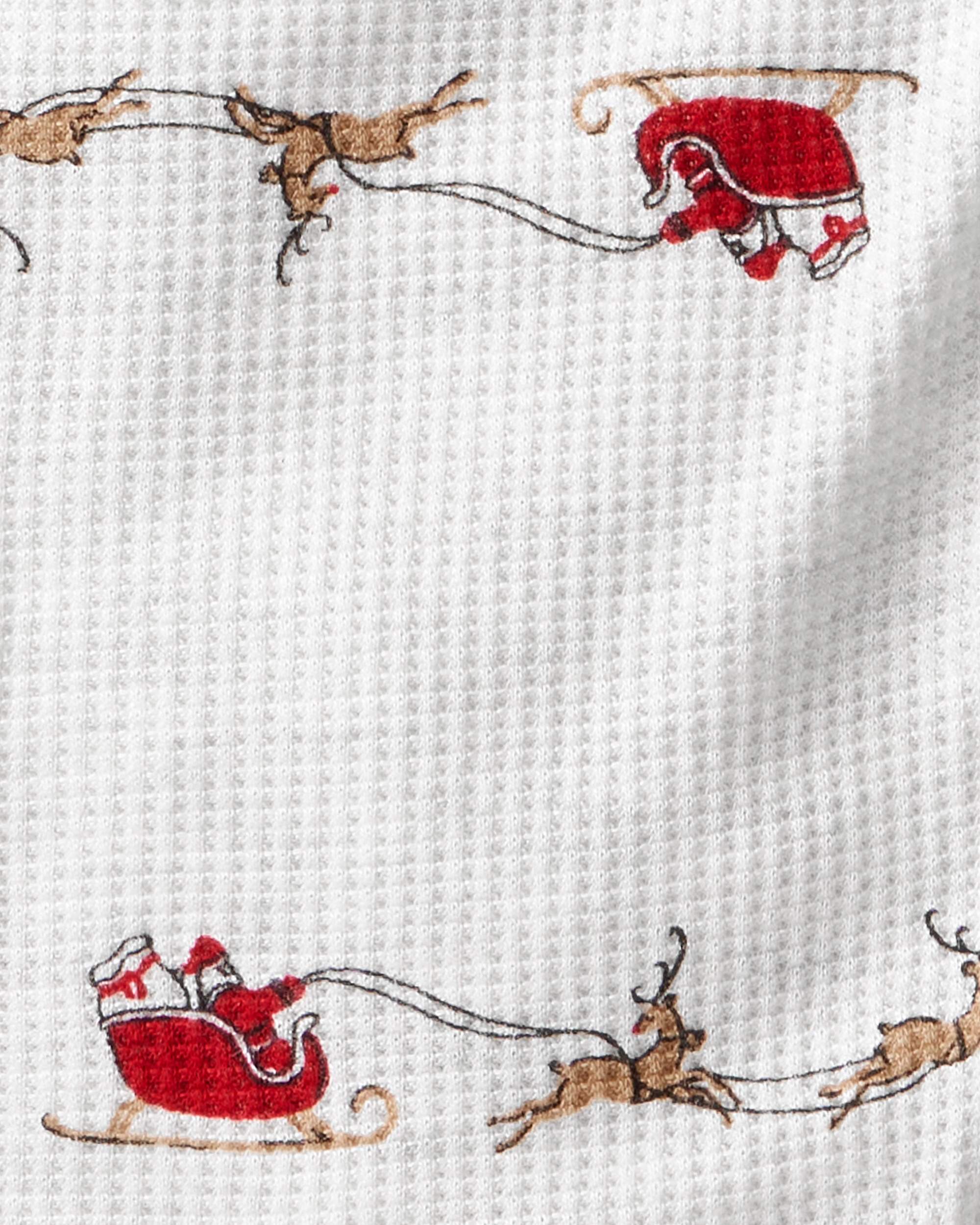 Baby Christmas Santa Reindeer Print PurelySoft Snug Fit 1-Piece Pyjamas