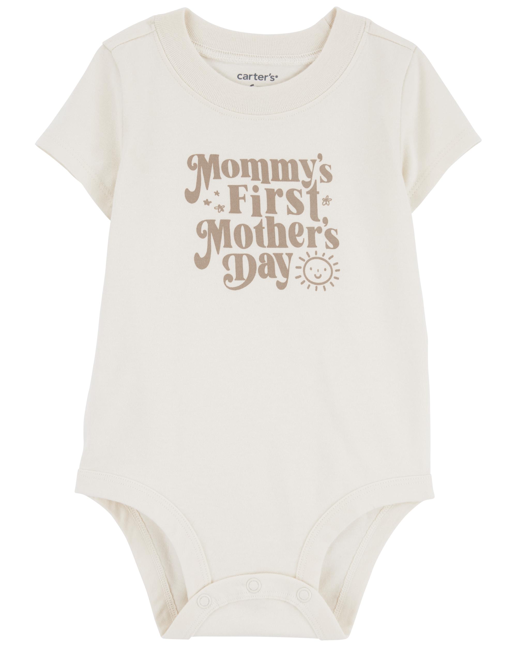 First Mother's Day Cotton Bodysuit
