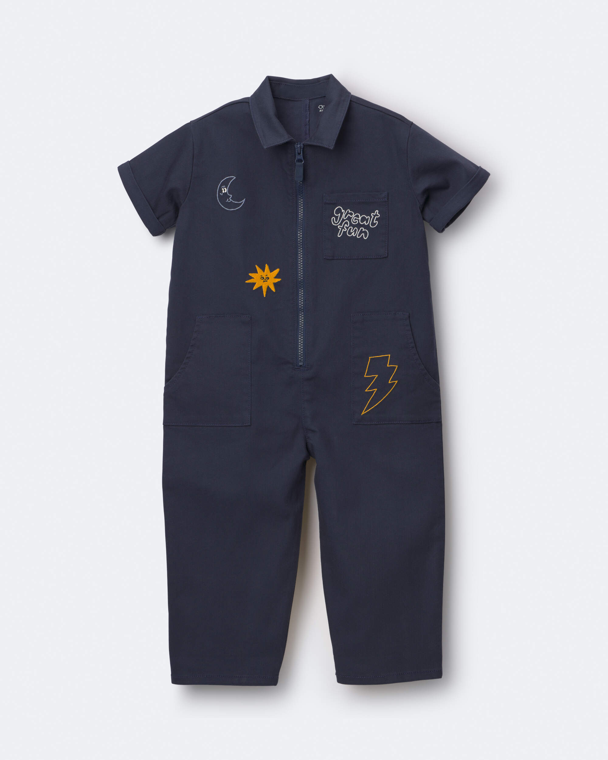 Toddler 'Great Fun' Day Out™ Jumpsuit - Navy
