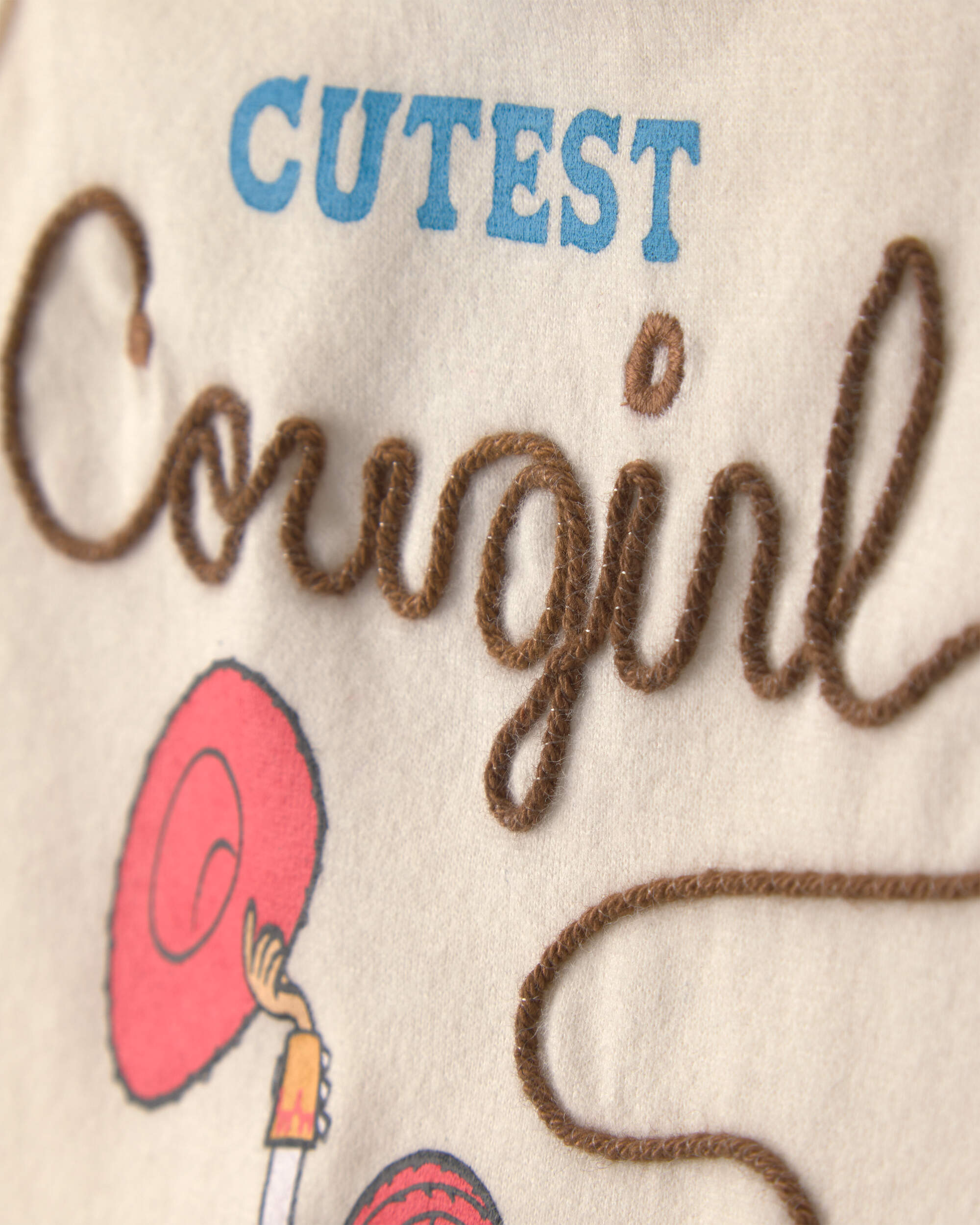 Baby Girl Pixar© Toy Story 'Cutest Cowgirl' Graphic Tank - Cream