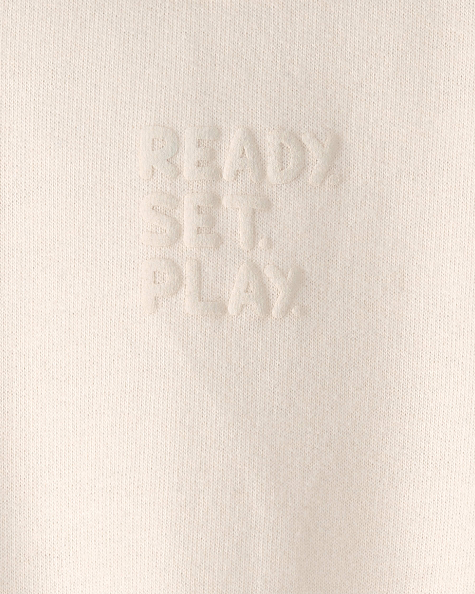 Baby French Terry Pullover Sweatshirt - Cream