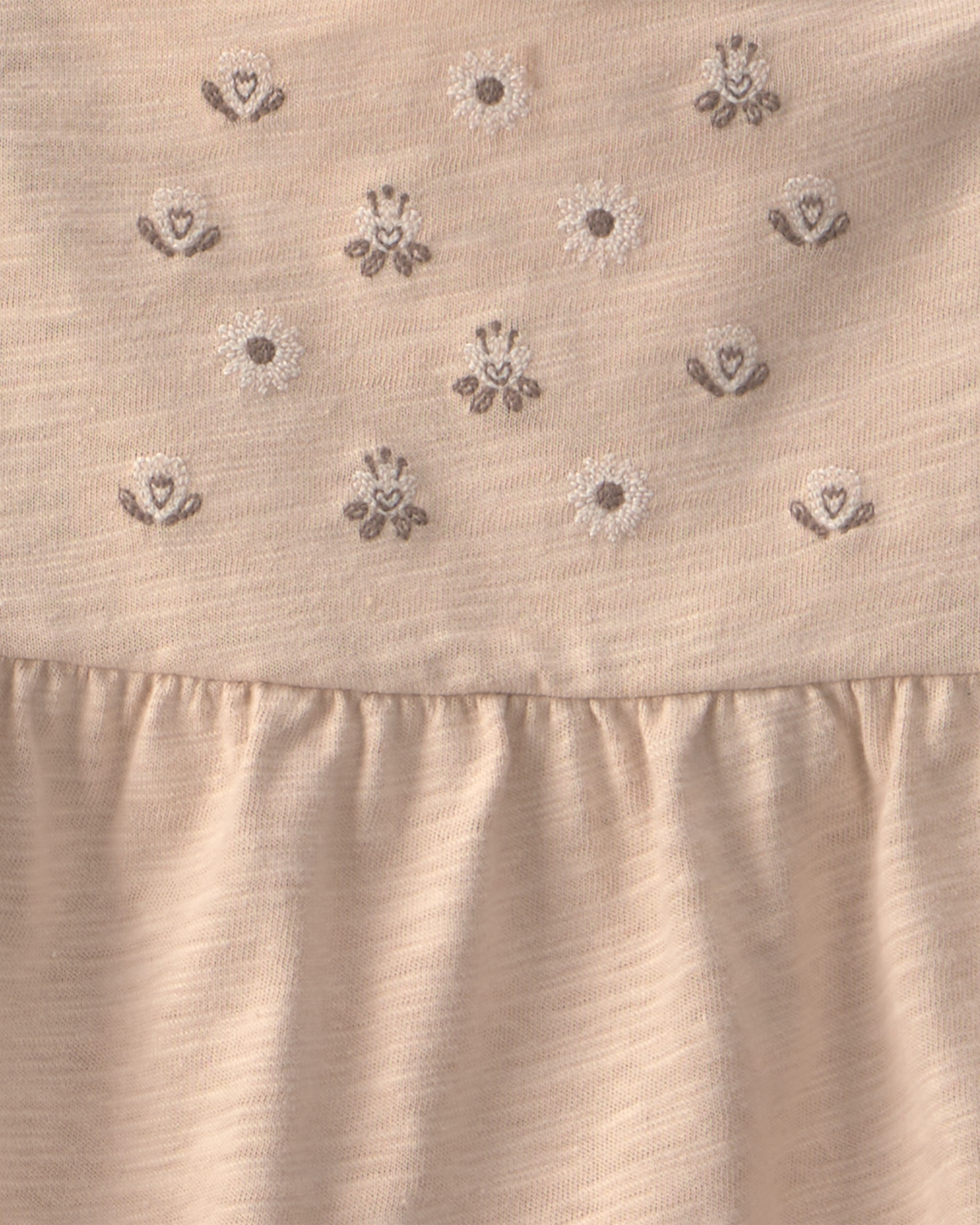 Toddler Girl 2-Piece Flower Floral Sleeveless Top & Pant Set - Cream