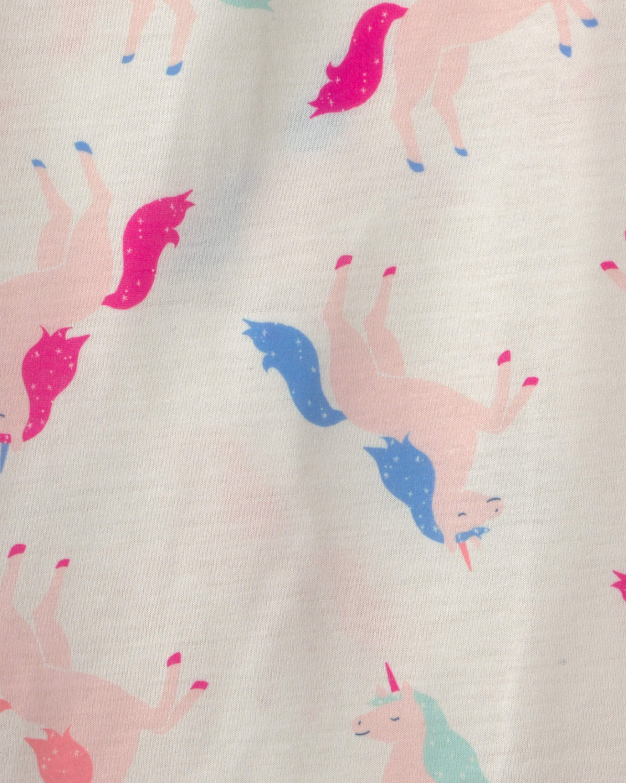 Girls 2-Pack Unicorn Loose-Fit Nightgown - Pink