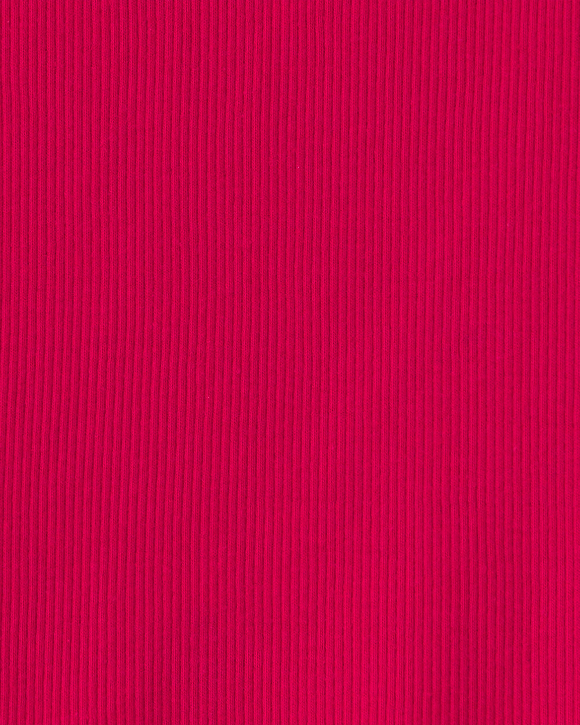 Girls Rib Tank Top - Red