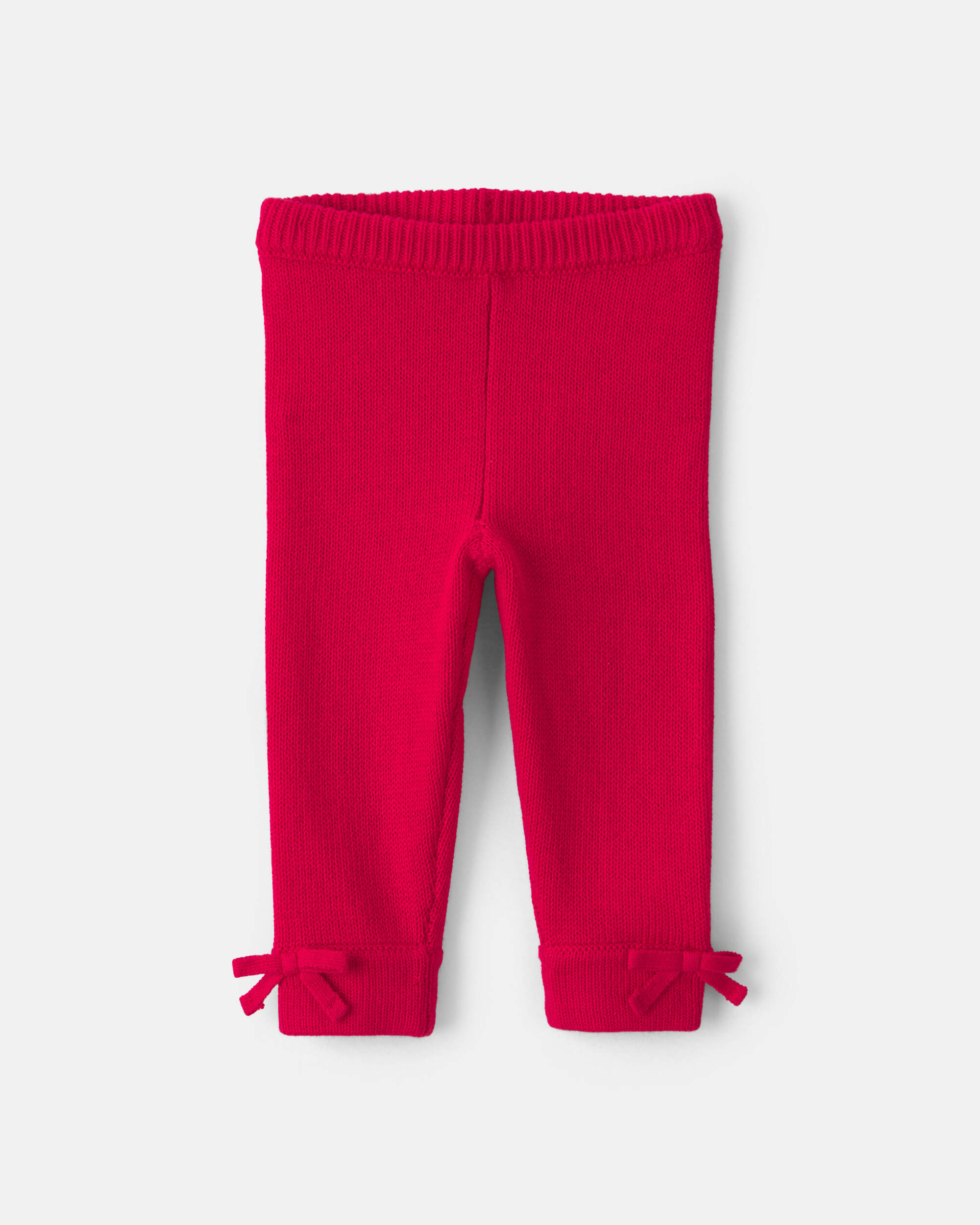Baby Girl 2-Piece Reindeer Fair Isle Long-Sleeve Top & Pant Set - Red/Cream