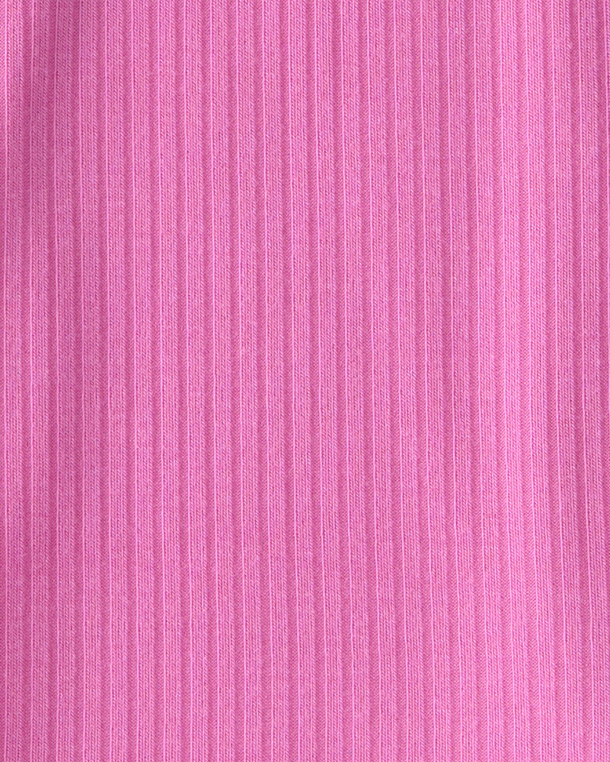 Baby Girl PurelySoft 2-Way Zip Snug Fit Sleeper - Pink