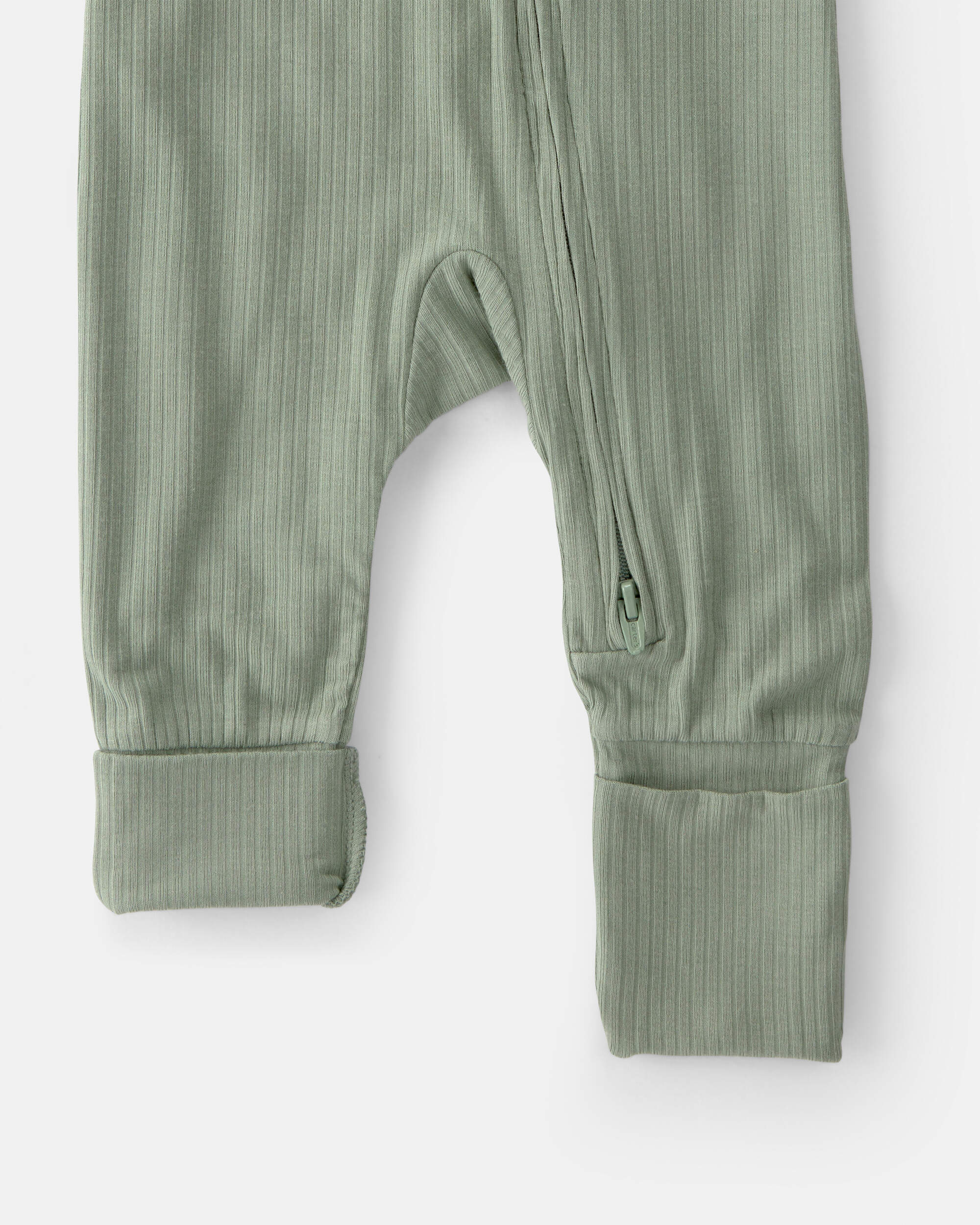 Baby 2-Way Zip PurelySoft Sleeper - Green