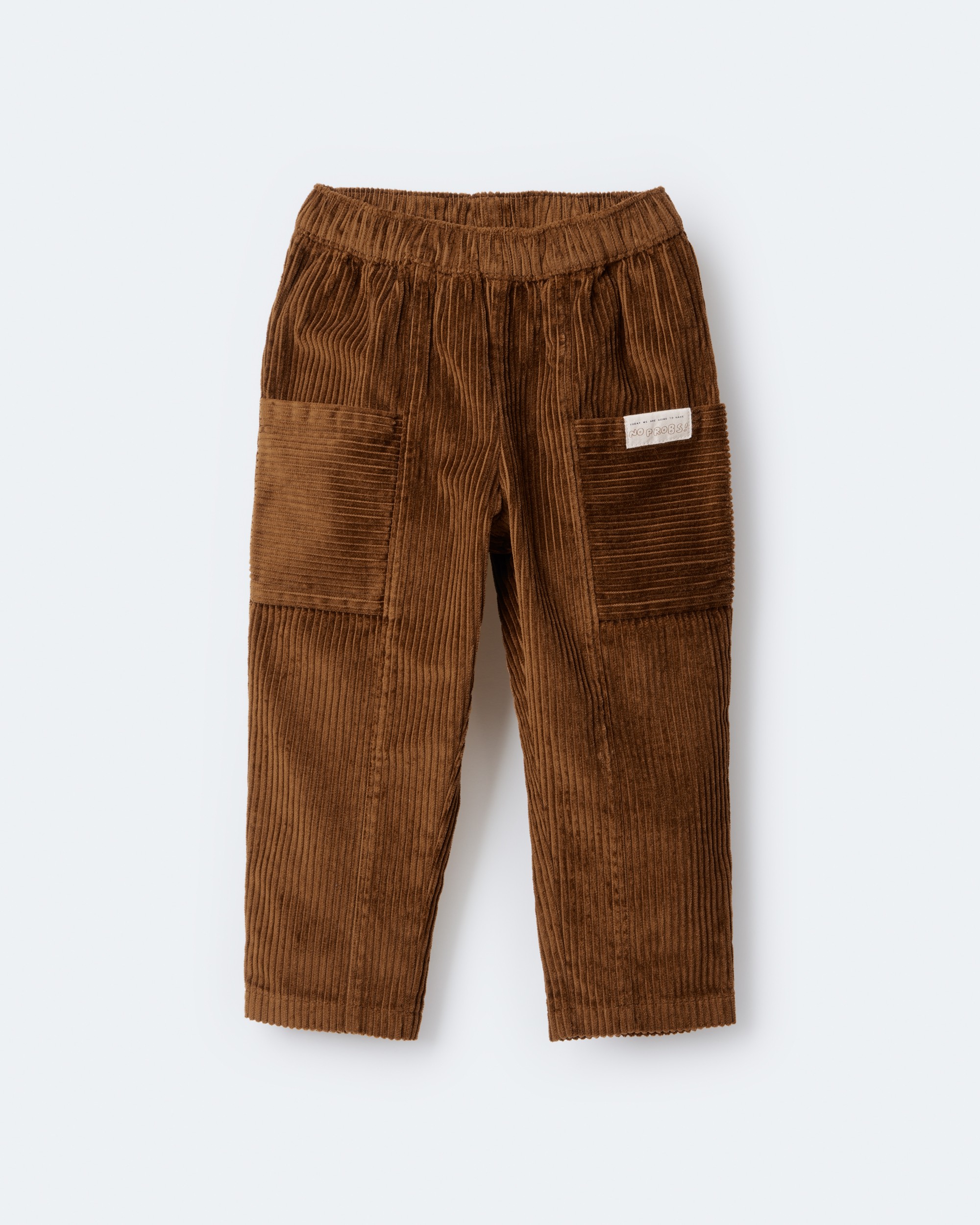 Toddler Boy Corduroy Pocket Pant - Cinnamon