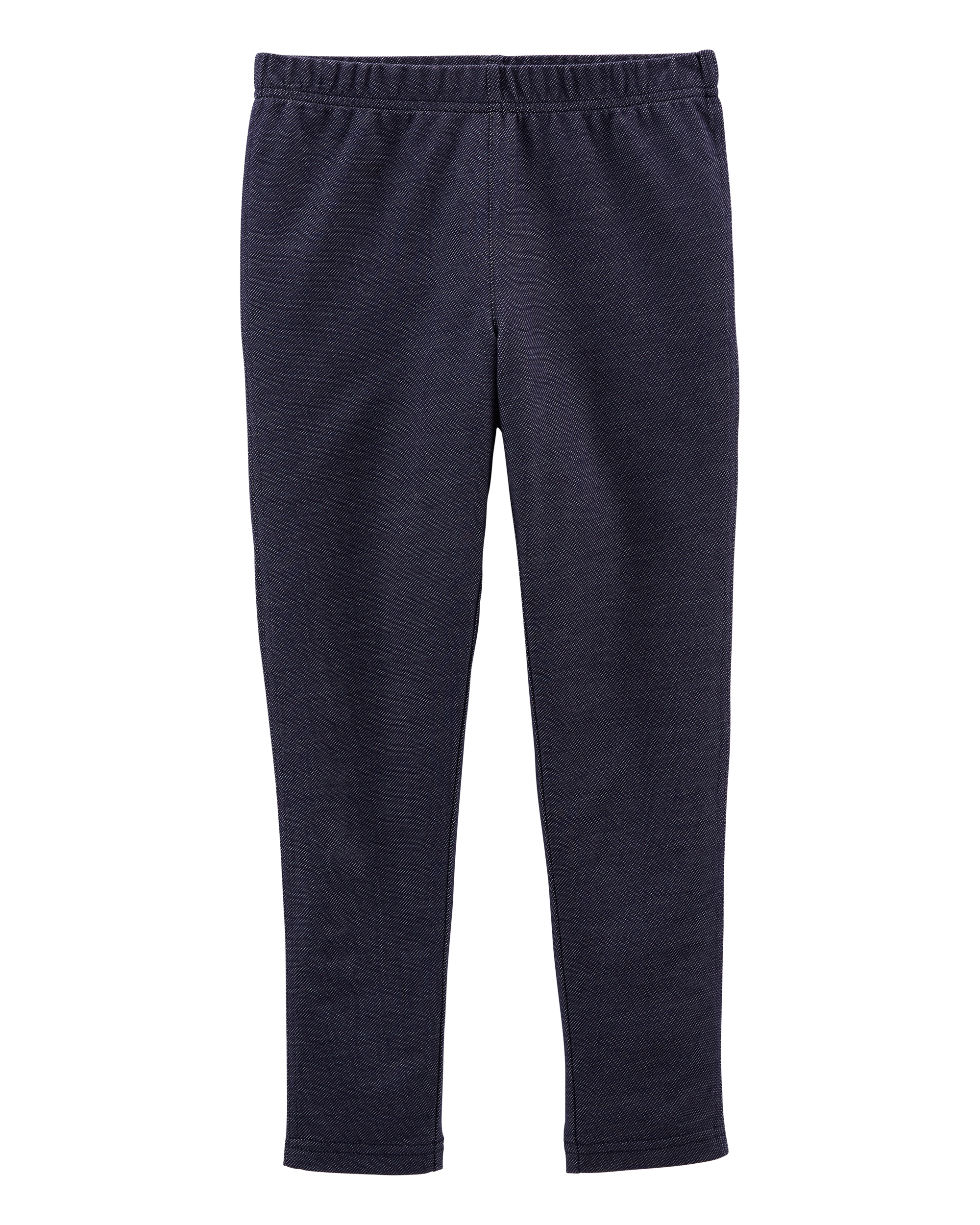 Girls Faux Denim Leggings