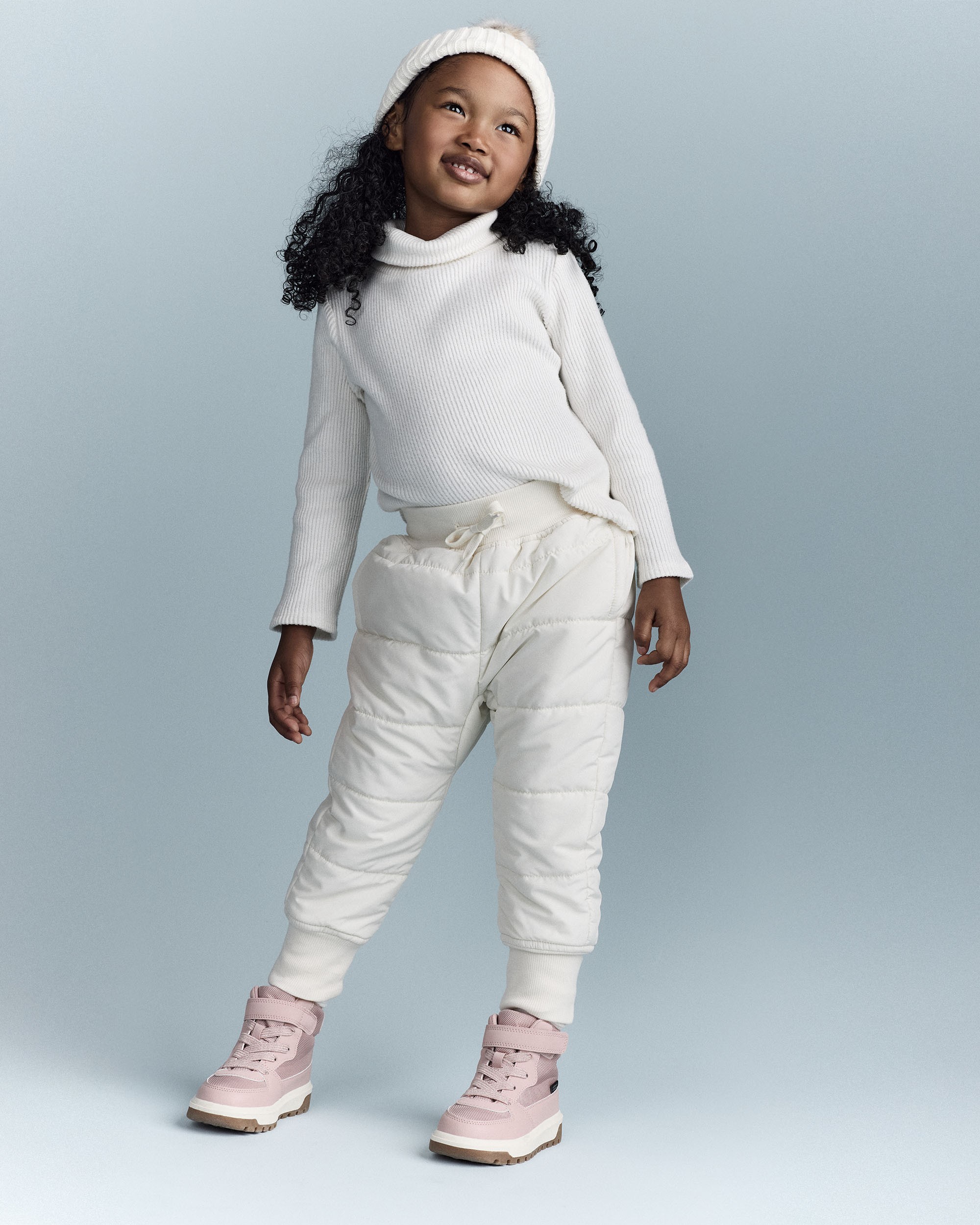 Toddler Ski Jogger Pant - Cream