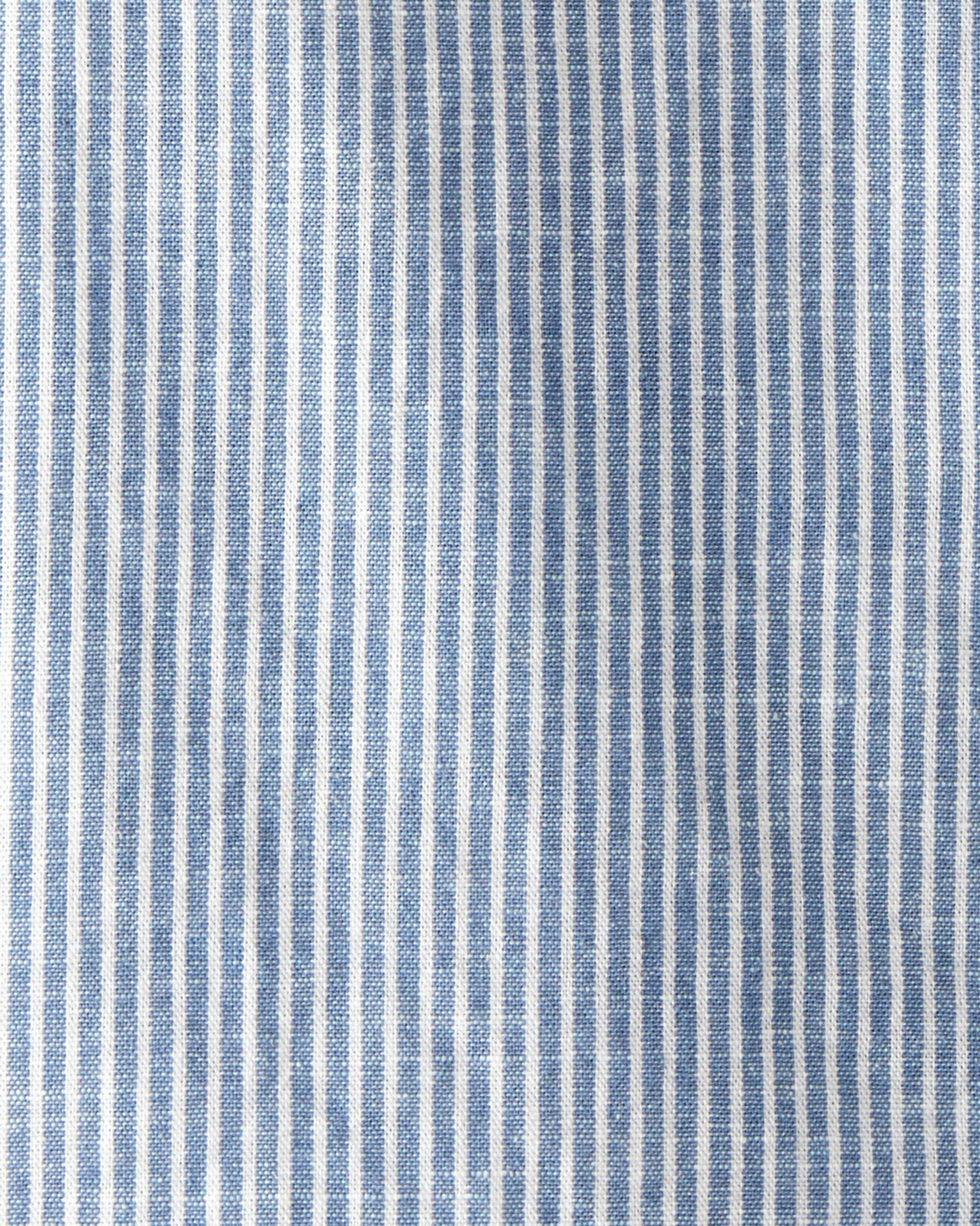 Toddler Boy Button-Front Shirt Made with Organic Cotton