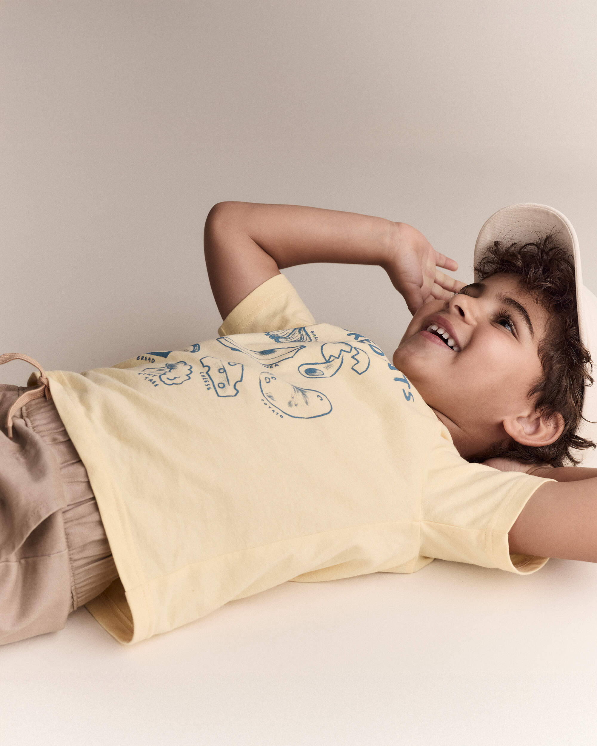 Toddler Favorite Ingredients' Relaxed Graphic Tee - Yellow
