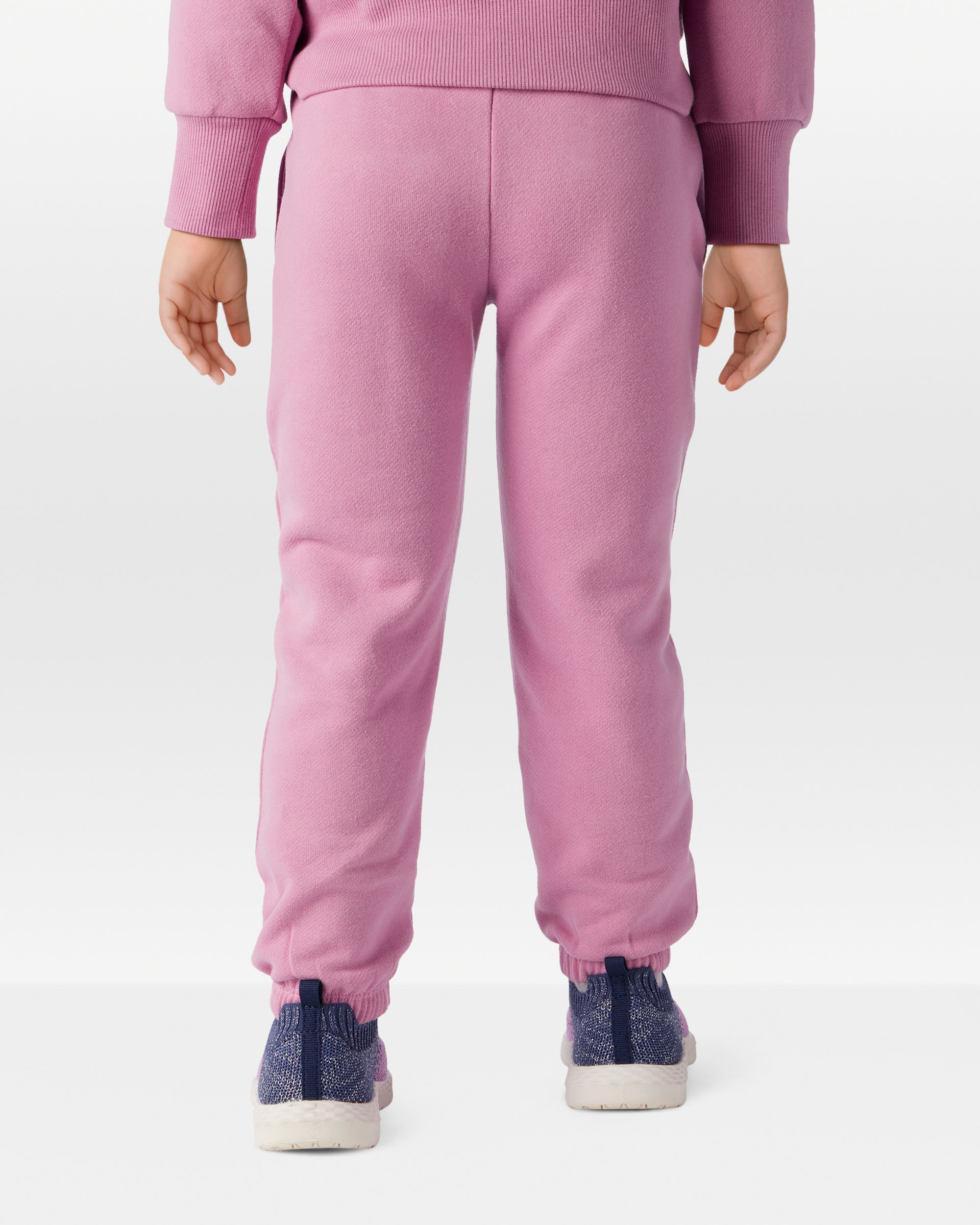 Toddler Girl Cotton Joggers - Purple