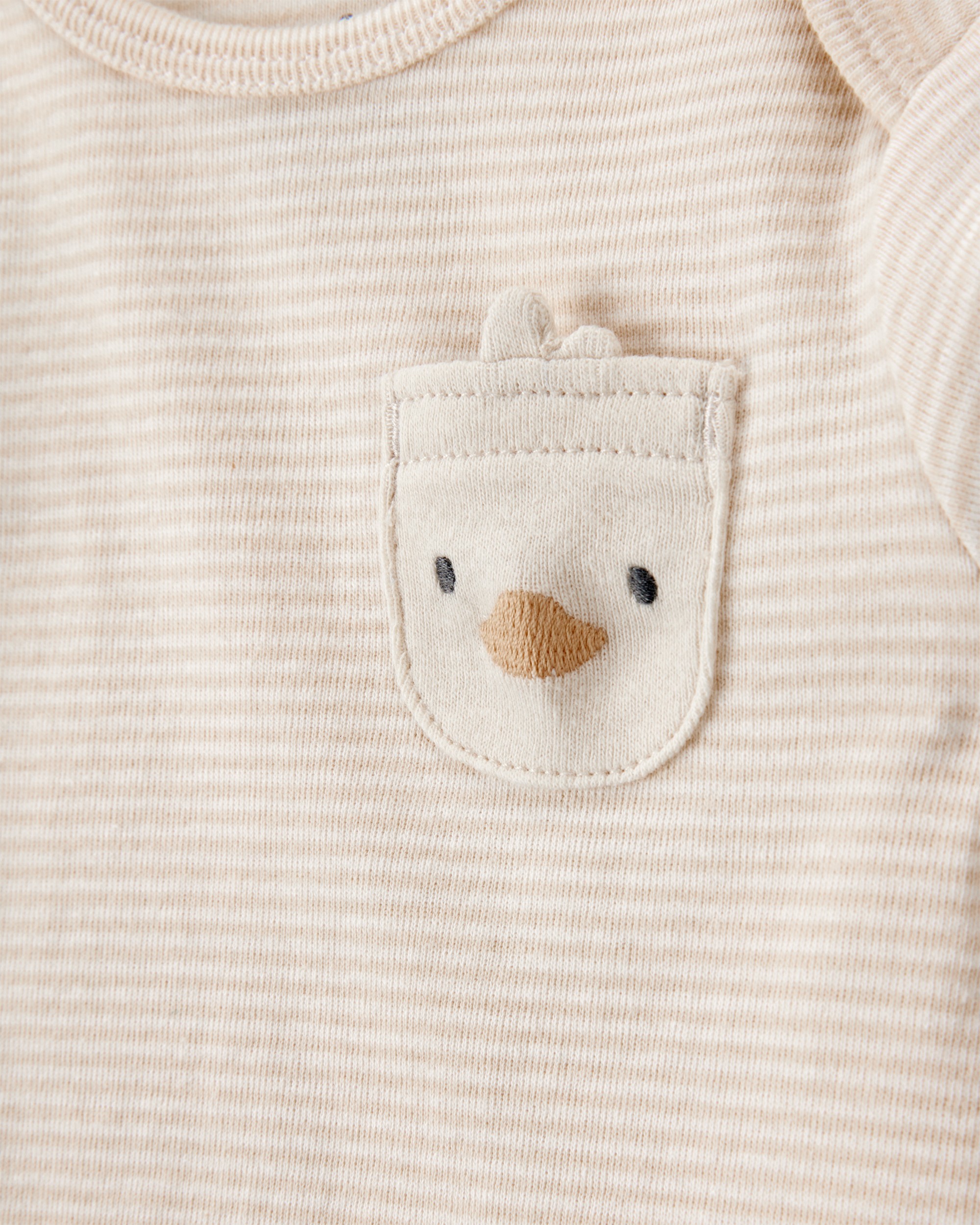 Baby 4-Piece Striped Duck Outfit Set