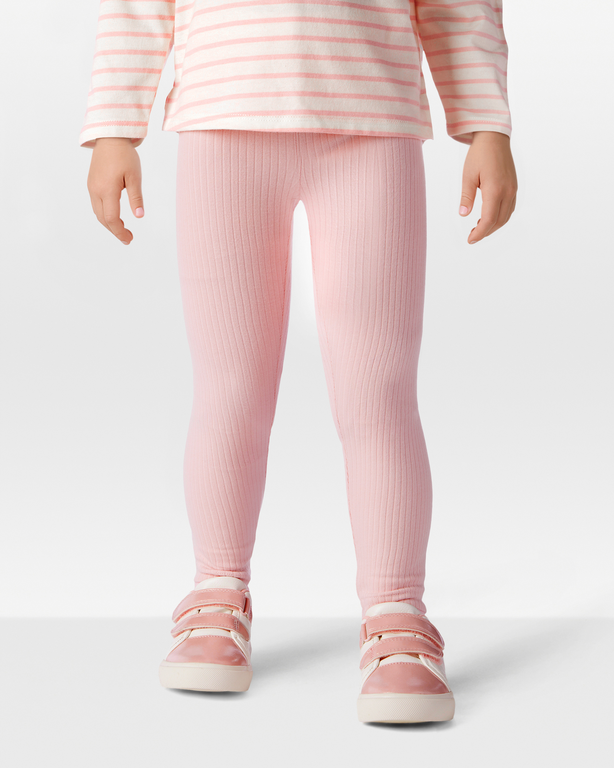 Toddler Girl Ribbed Leggings