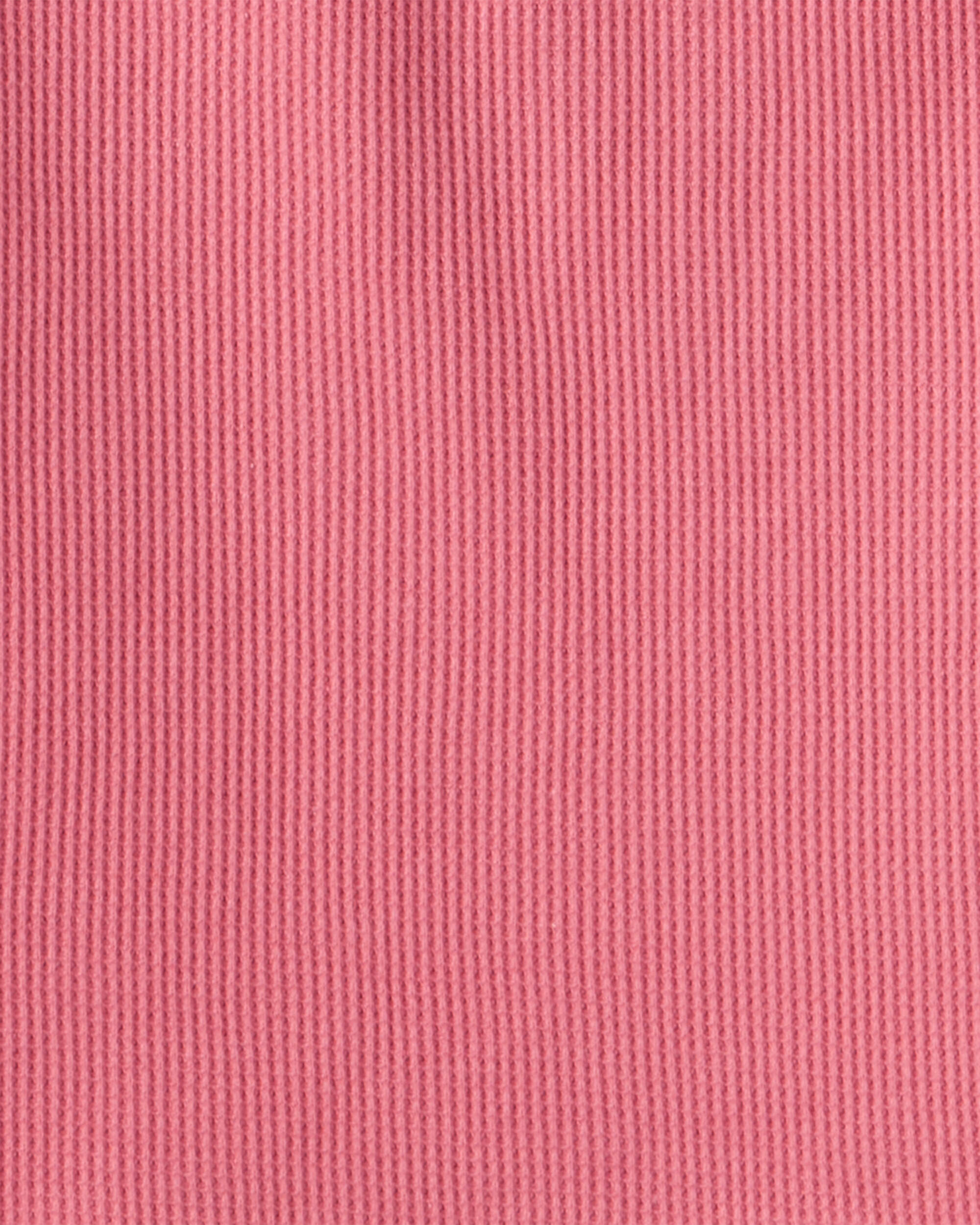 Girls 2-Piece Long-Sleeve Top & Skirt Set - Pink