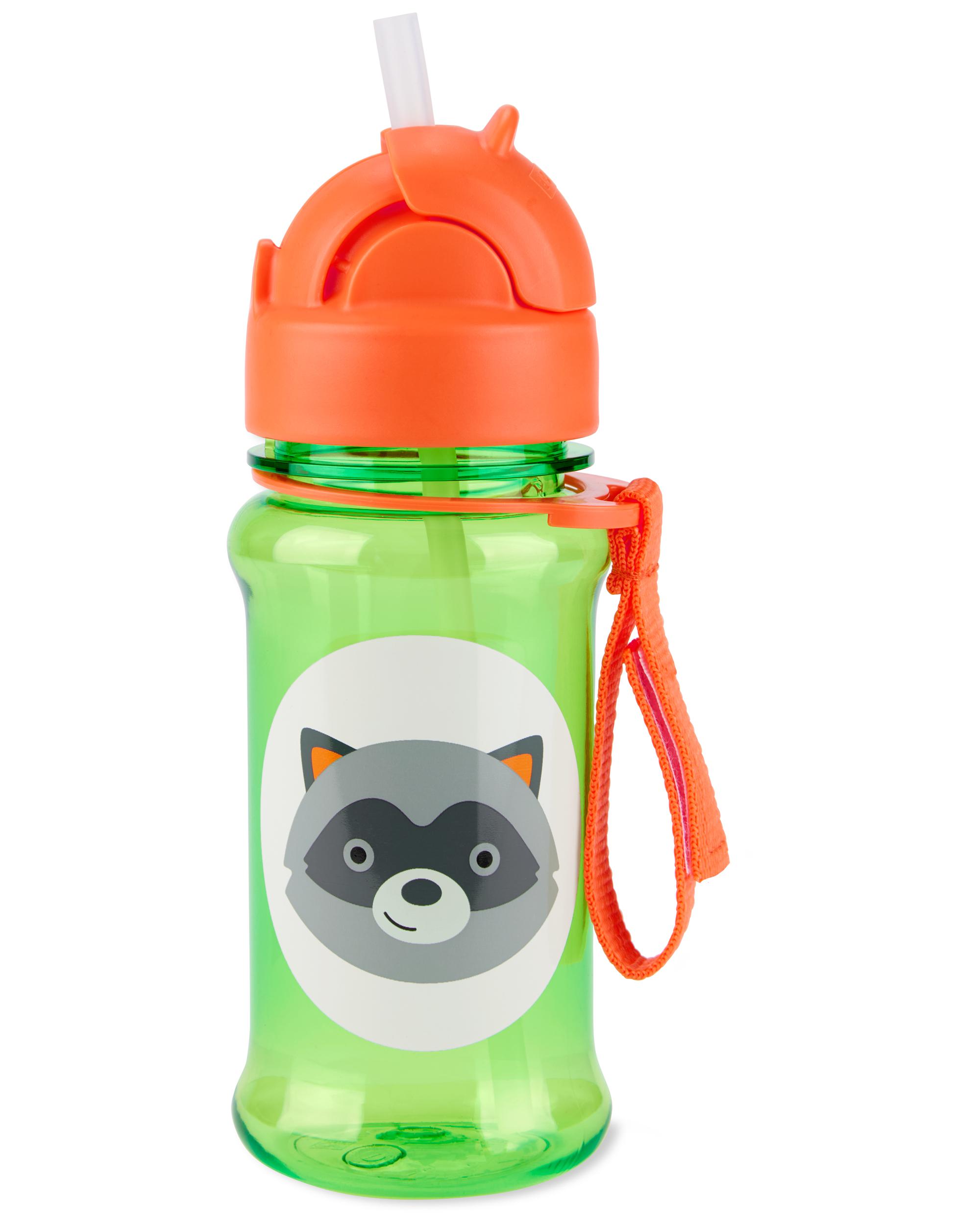 ZOO Straw Bottle - 12 oz Raccoon 