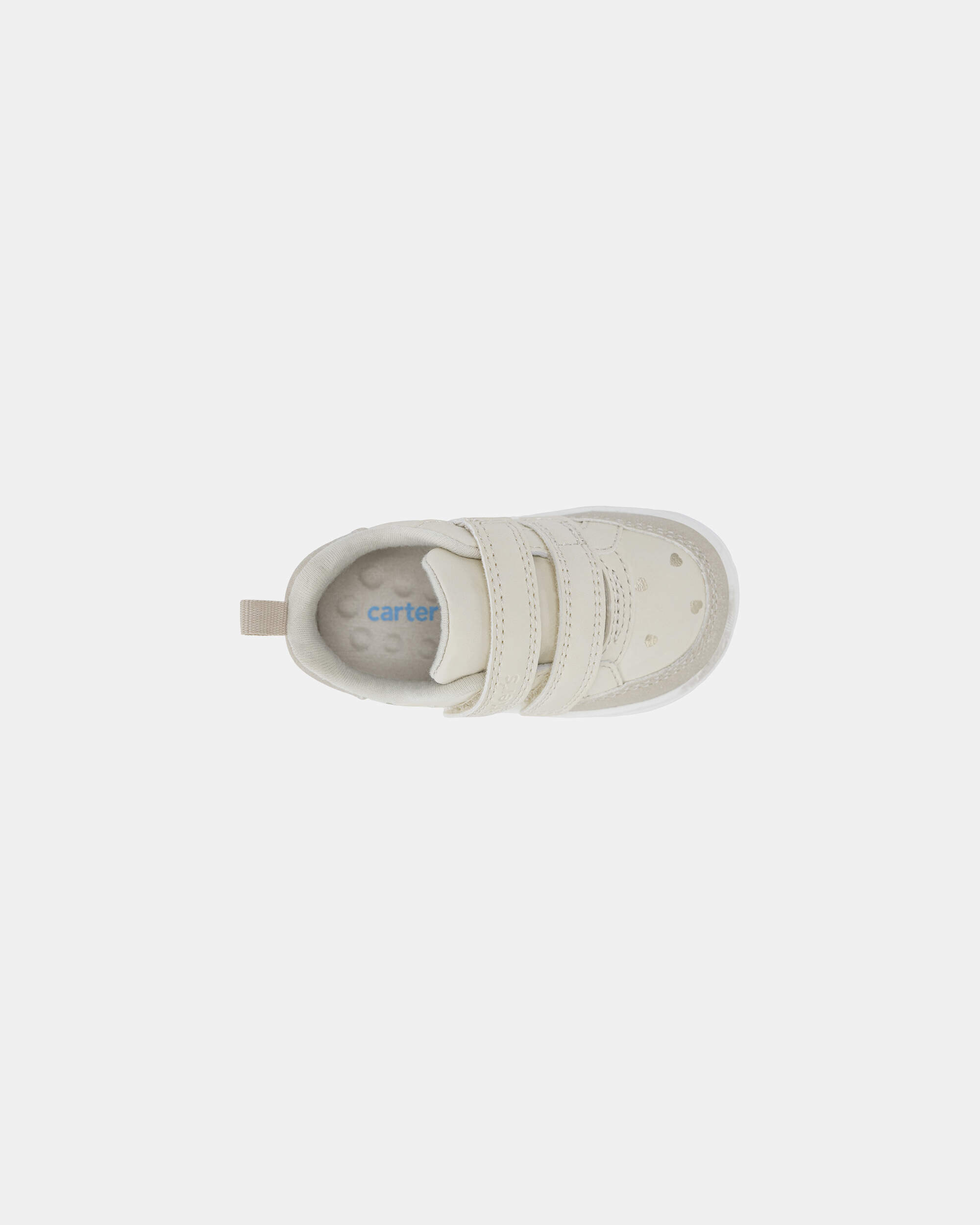 Baby Girl Every Step® First Walker Heart Sneakers - Cream