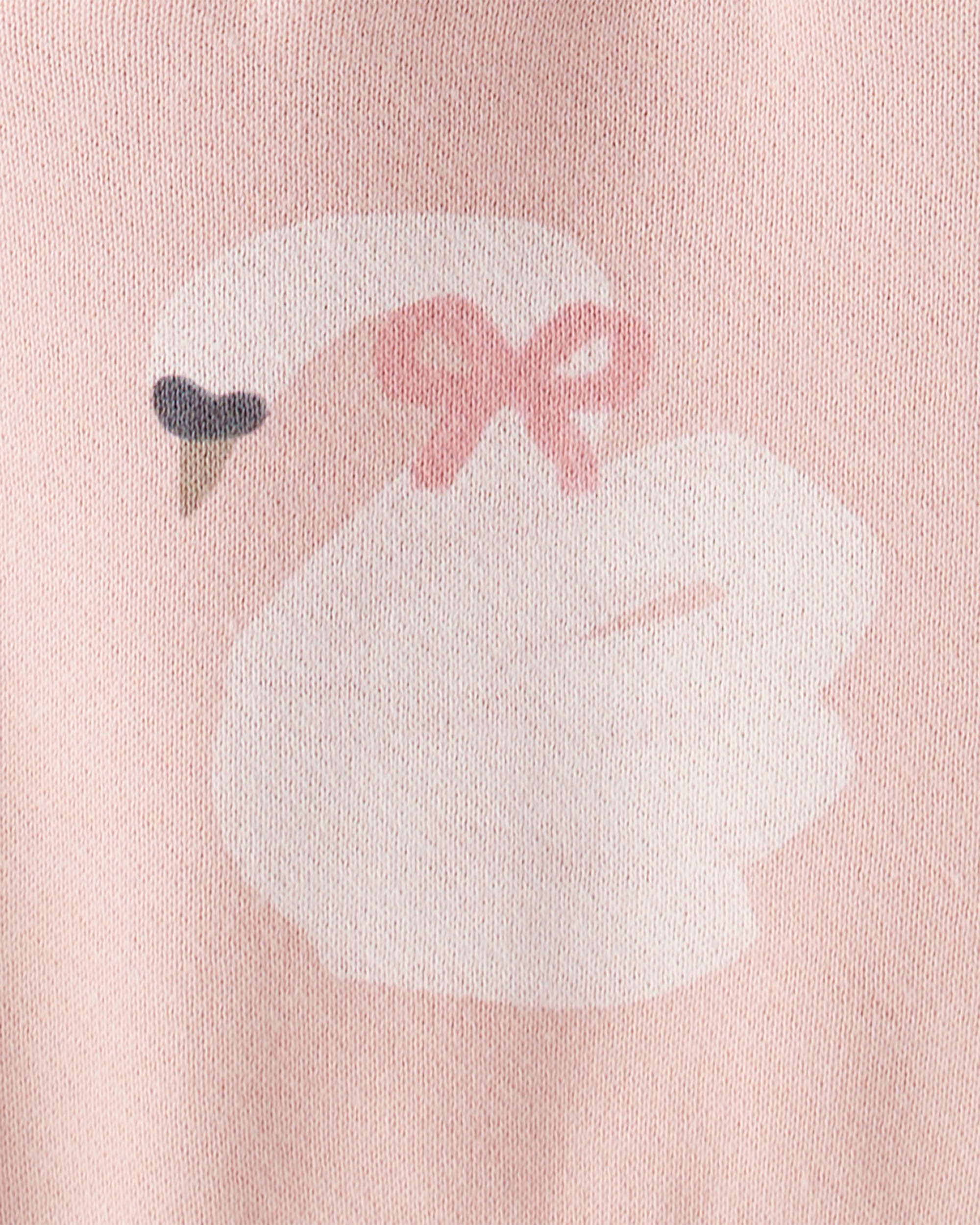 Baby Girl DayDream Fleece Swan Knit Dress - Pink