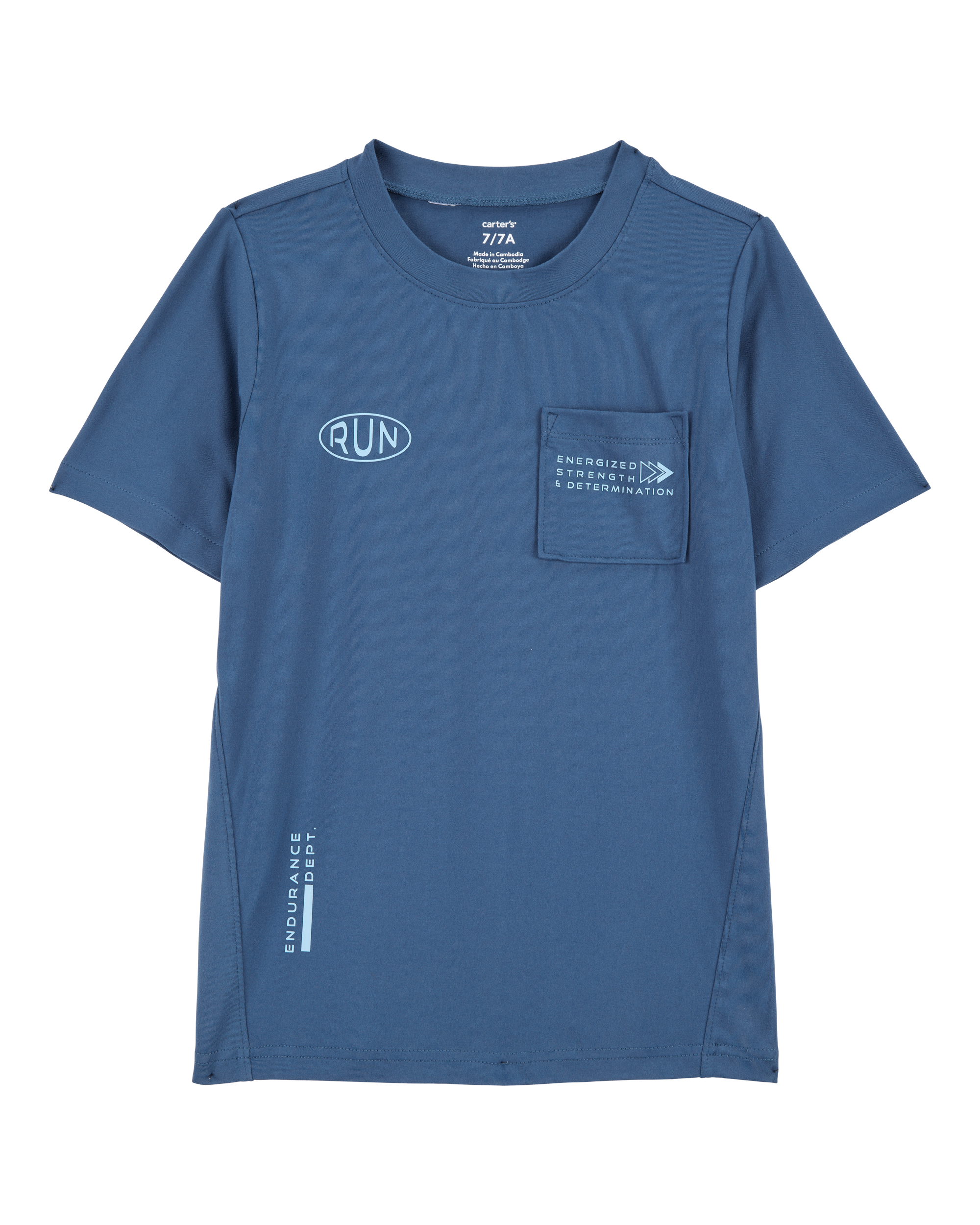 Kid Solid Short-Sleeve Tee - Navy