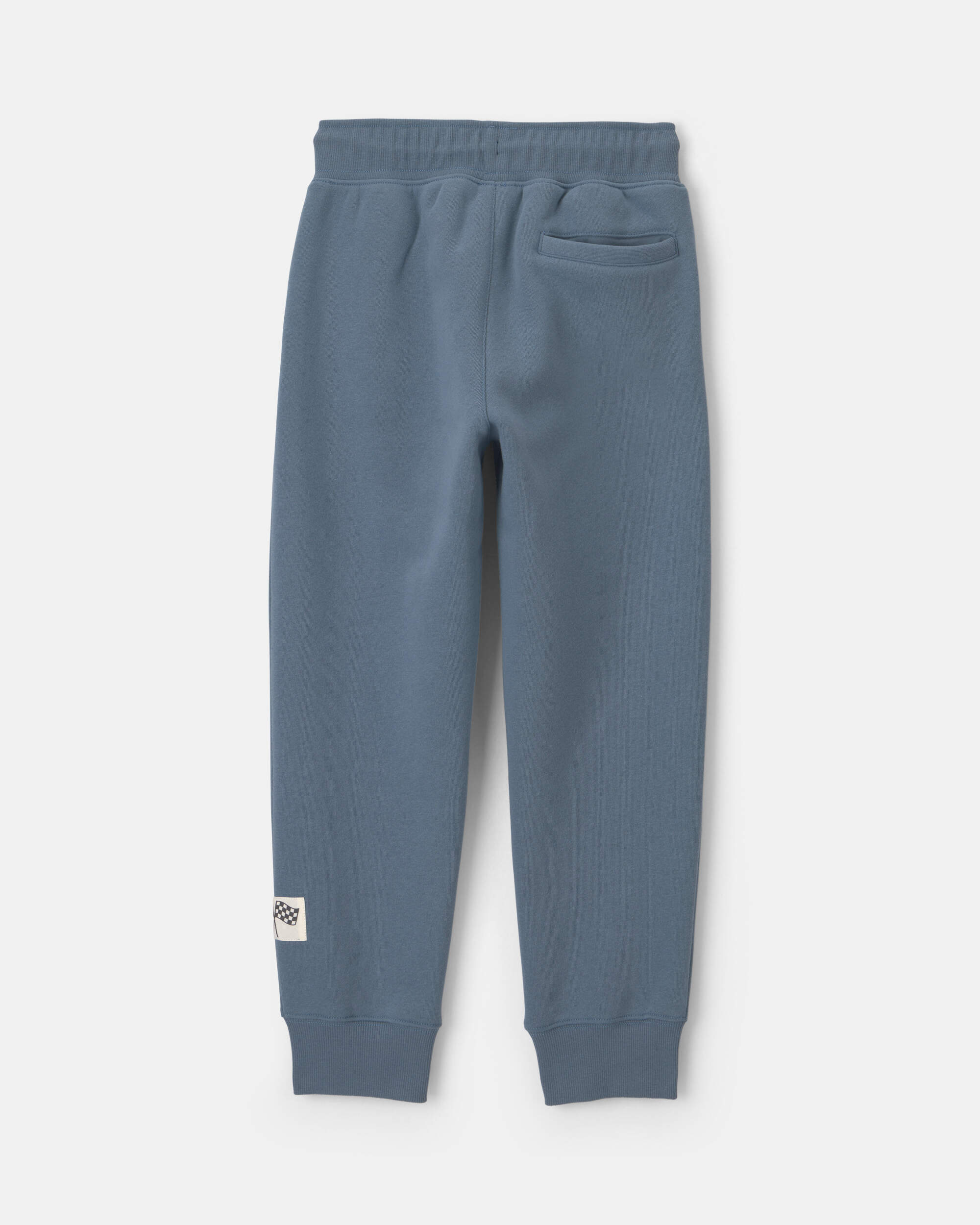 Boys Race Car Fleece Pants - Blue