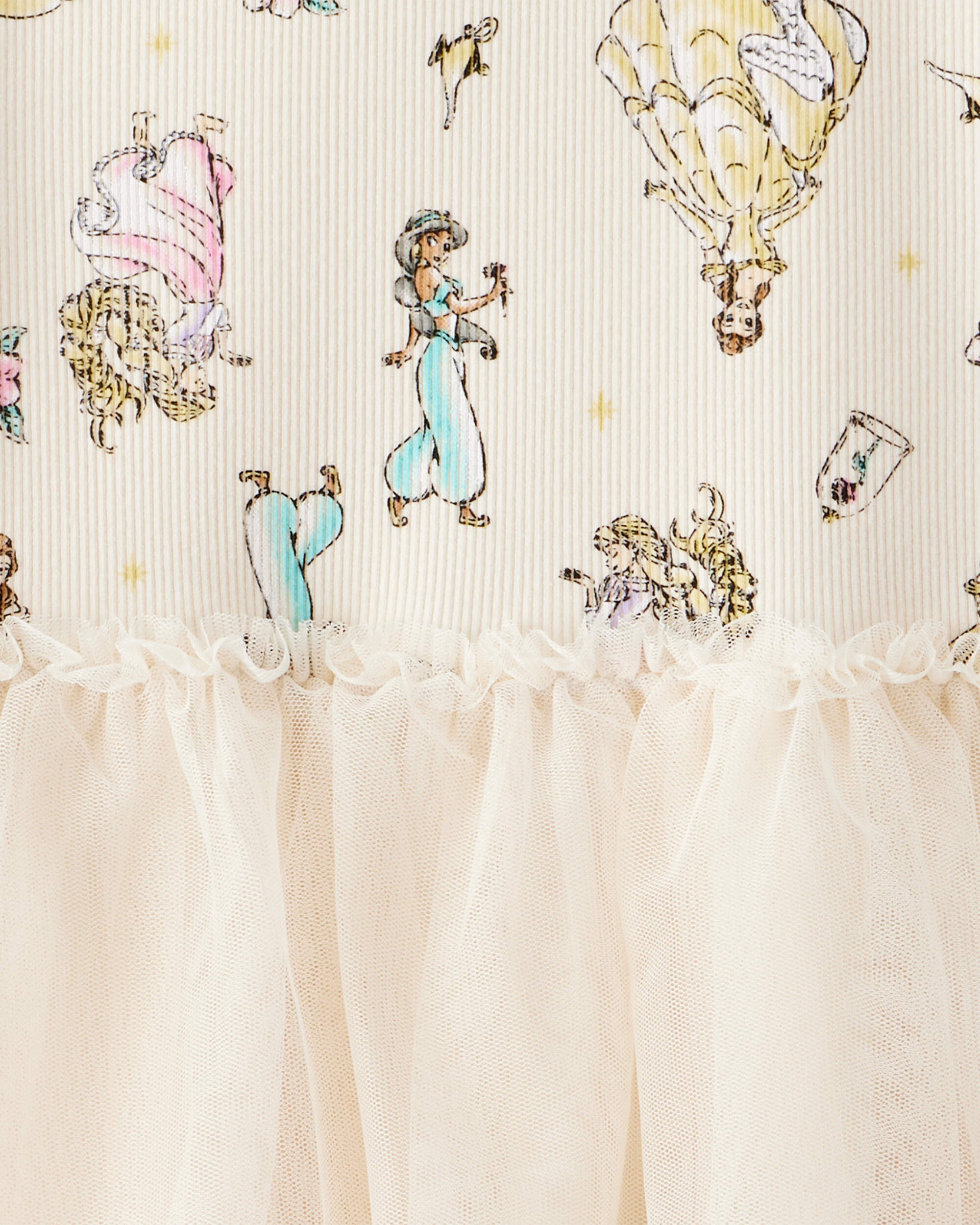 Toddler Disney Princess Long-Sleeve Tutu Dress