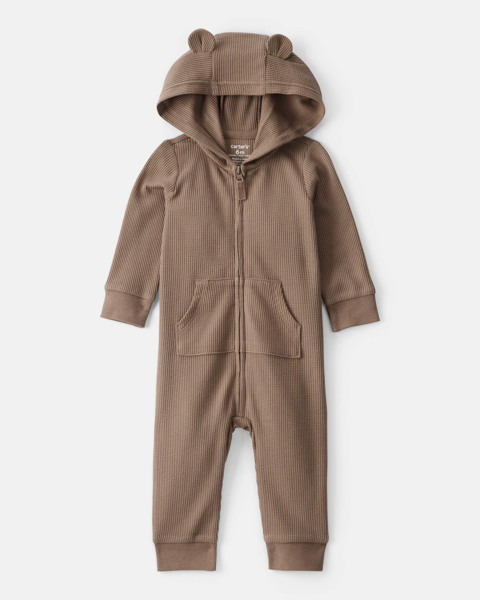 Baby Bear Long-Sleeve Jumpsuit - Brown | Carter's Oshkosh Canada Baby Bear Long-Sleeve Jumpsuit - Brown | Carter's Oshkosh Canada