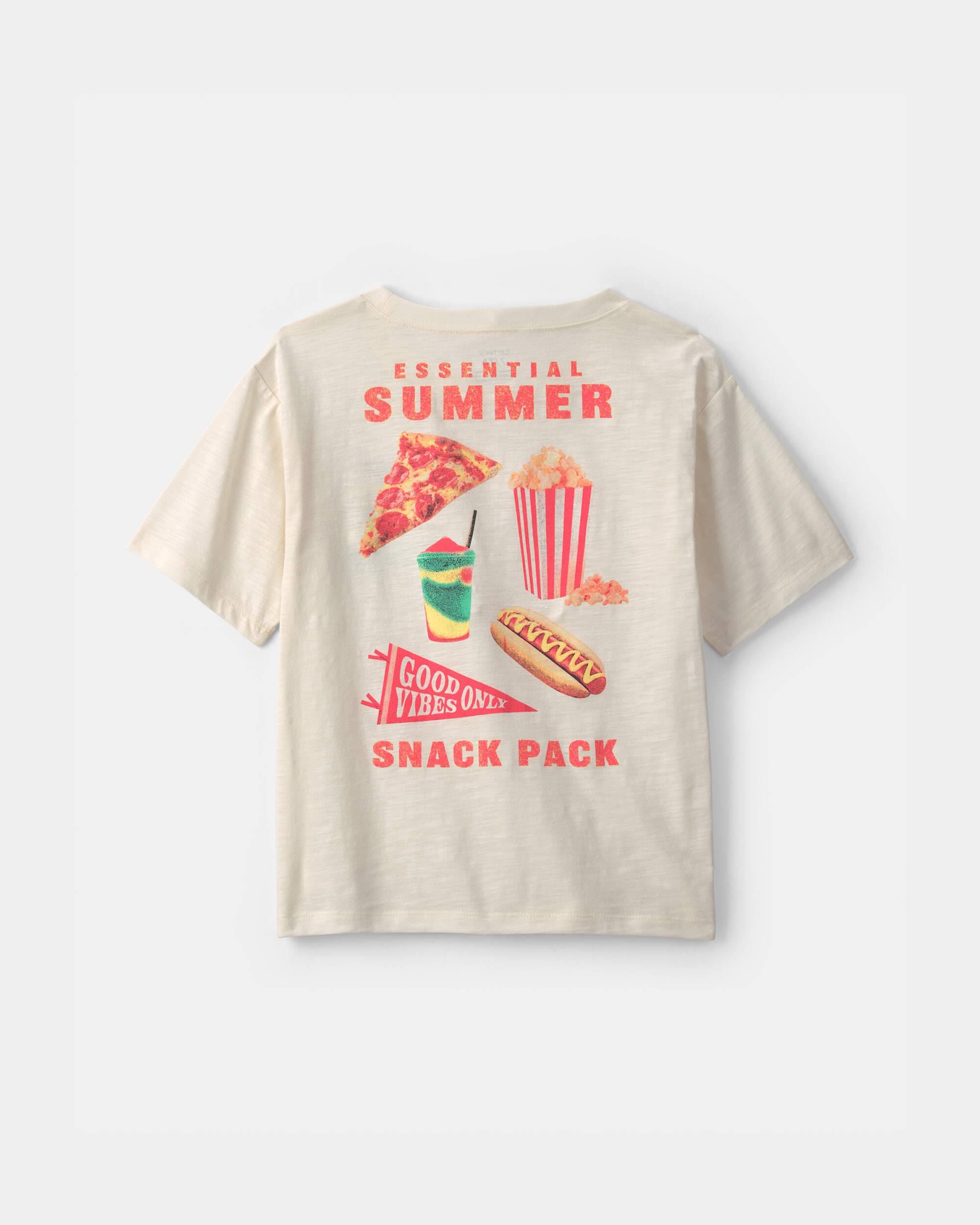 Boys 'Summer Snack Pack' Graphic Tee - Cream
