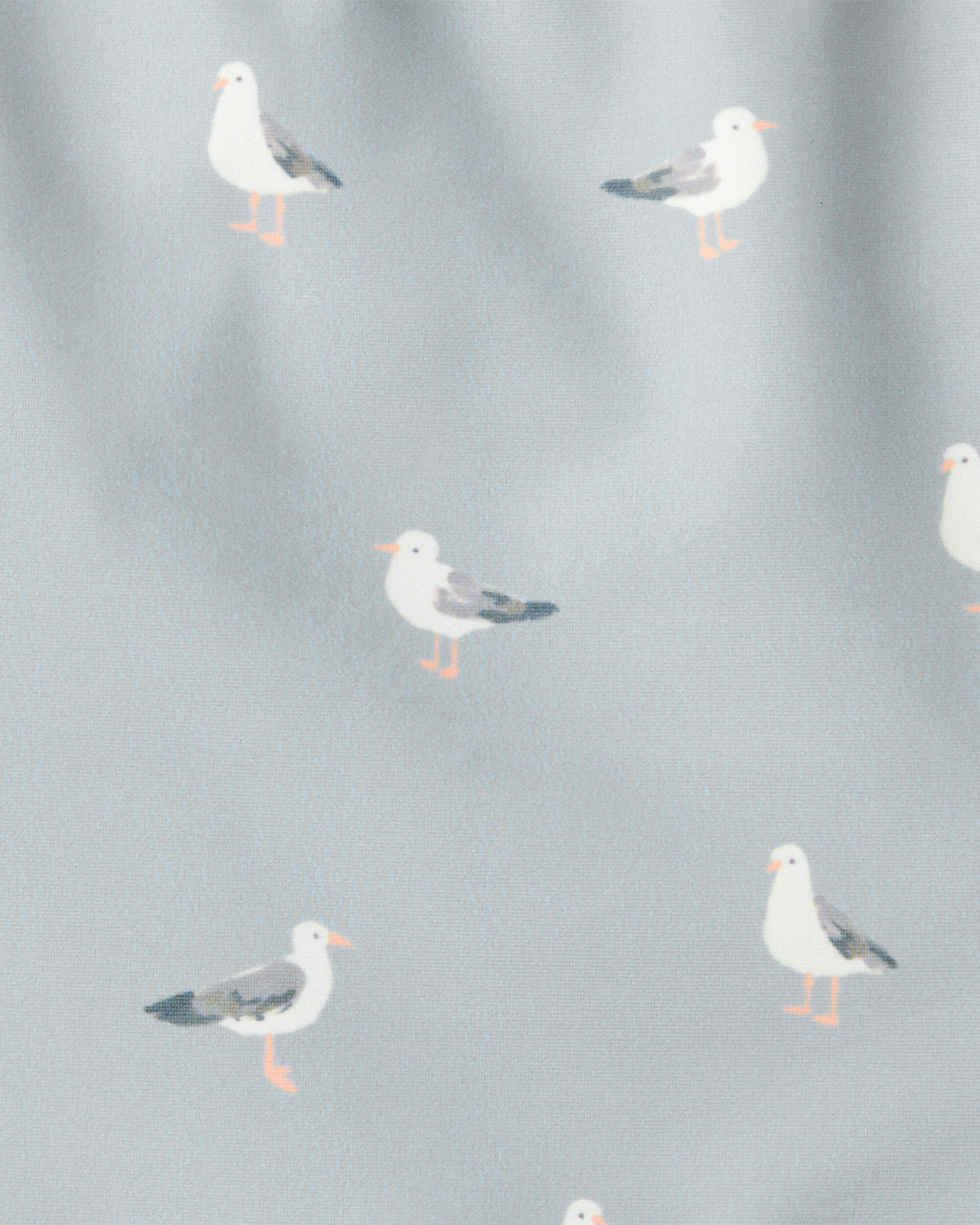 Toddler Girl Recycled Seagull-Print Swimsuit