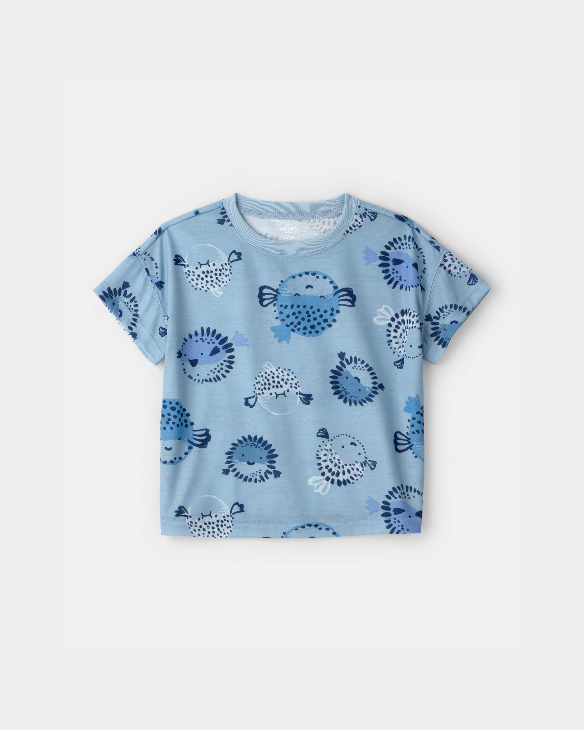 Toddler Boy 2-Piece Puffer Fish Pyjama Set