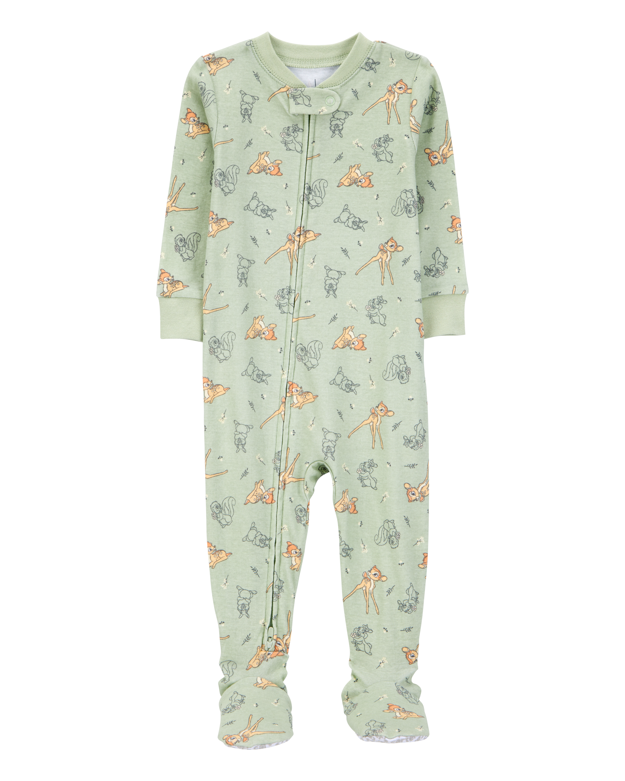 Baby Bambi Snug Fit Cotton Footie 1-Piece Pyjamas