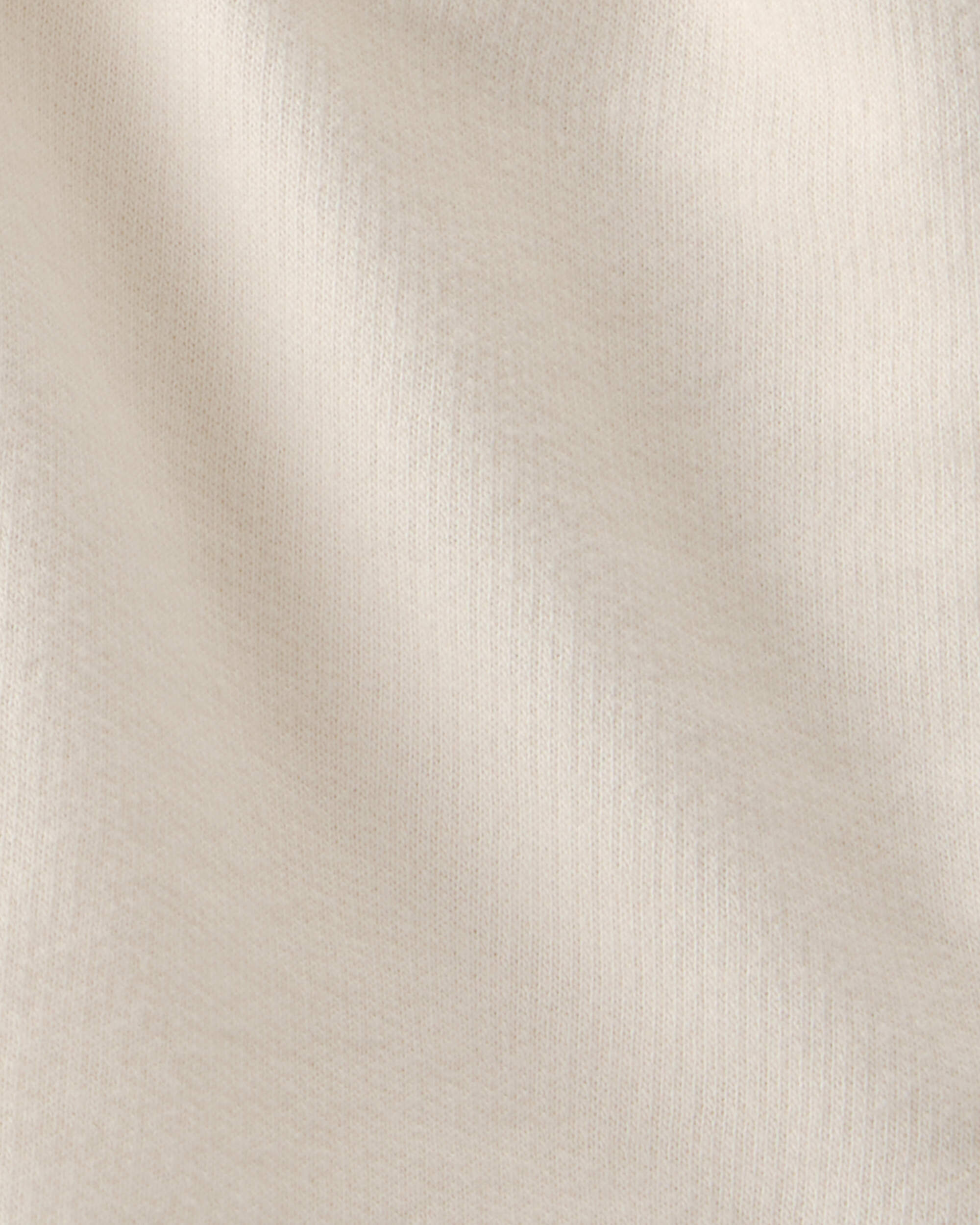 Toddler Girl French Terry Shorts - Cream