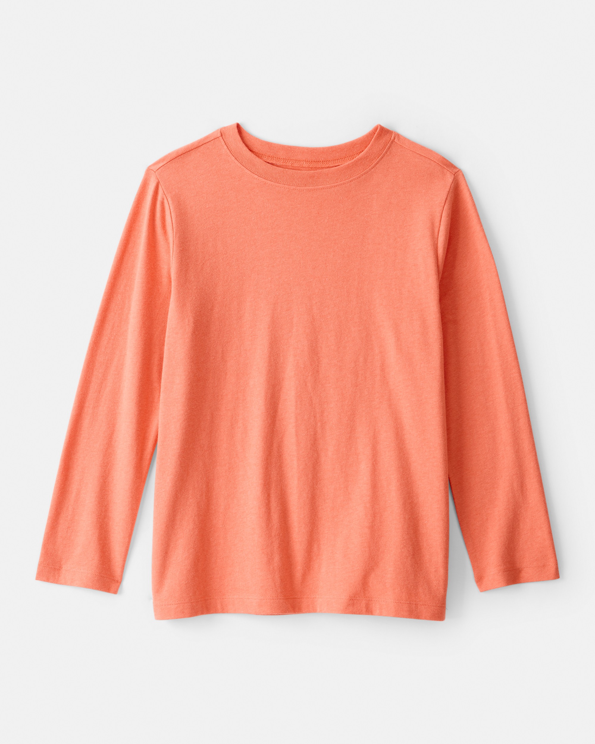 Boys Long-Sleeve Shirt- Orange