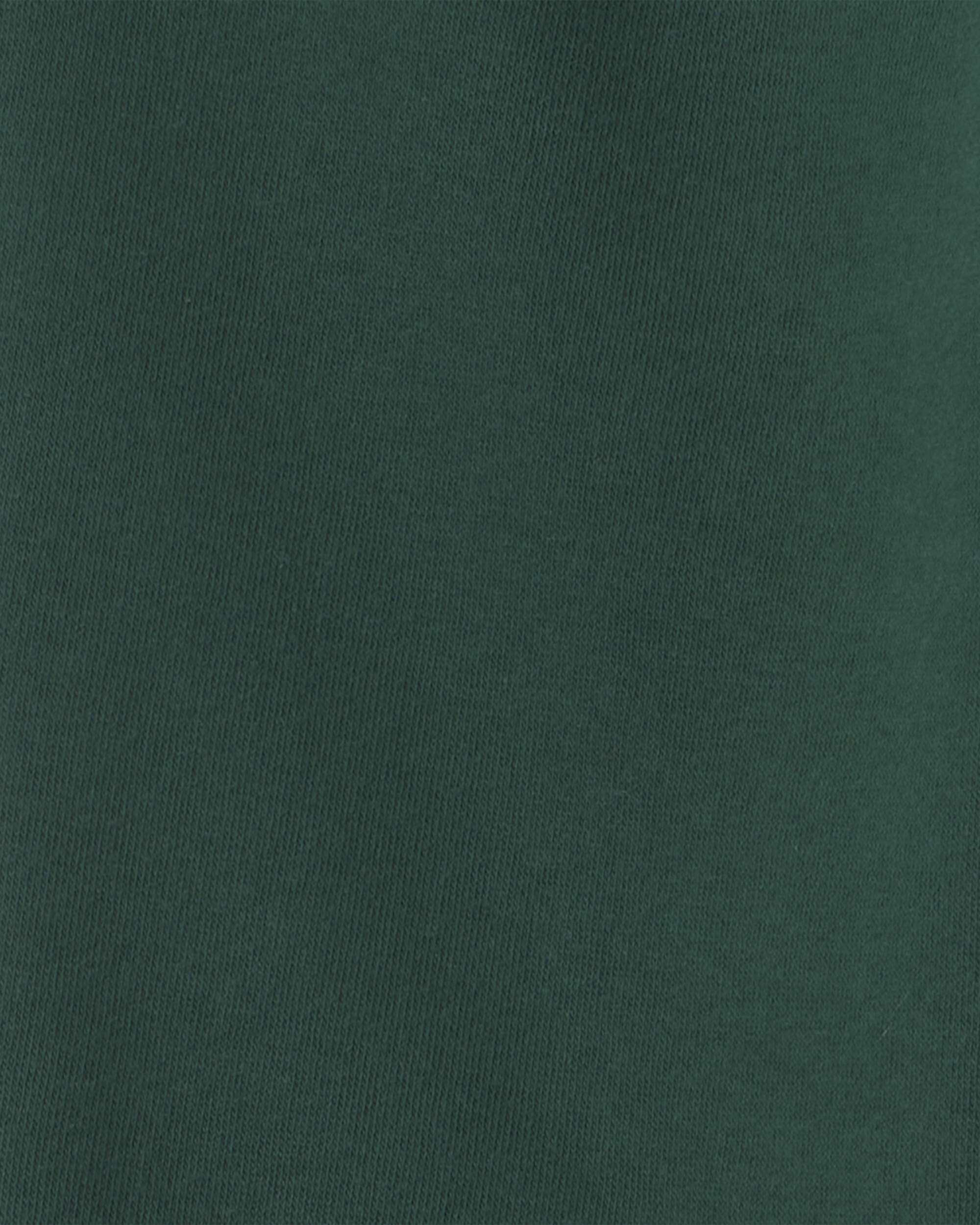 Boys Fleece Joggers -Dark Green