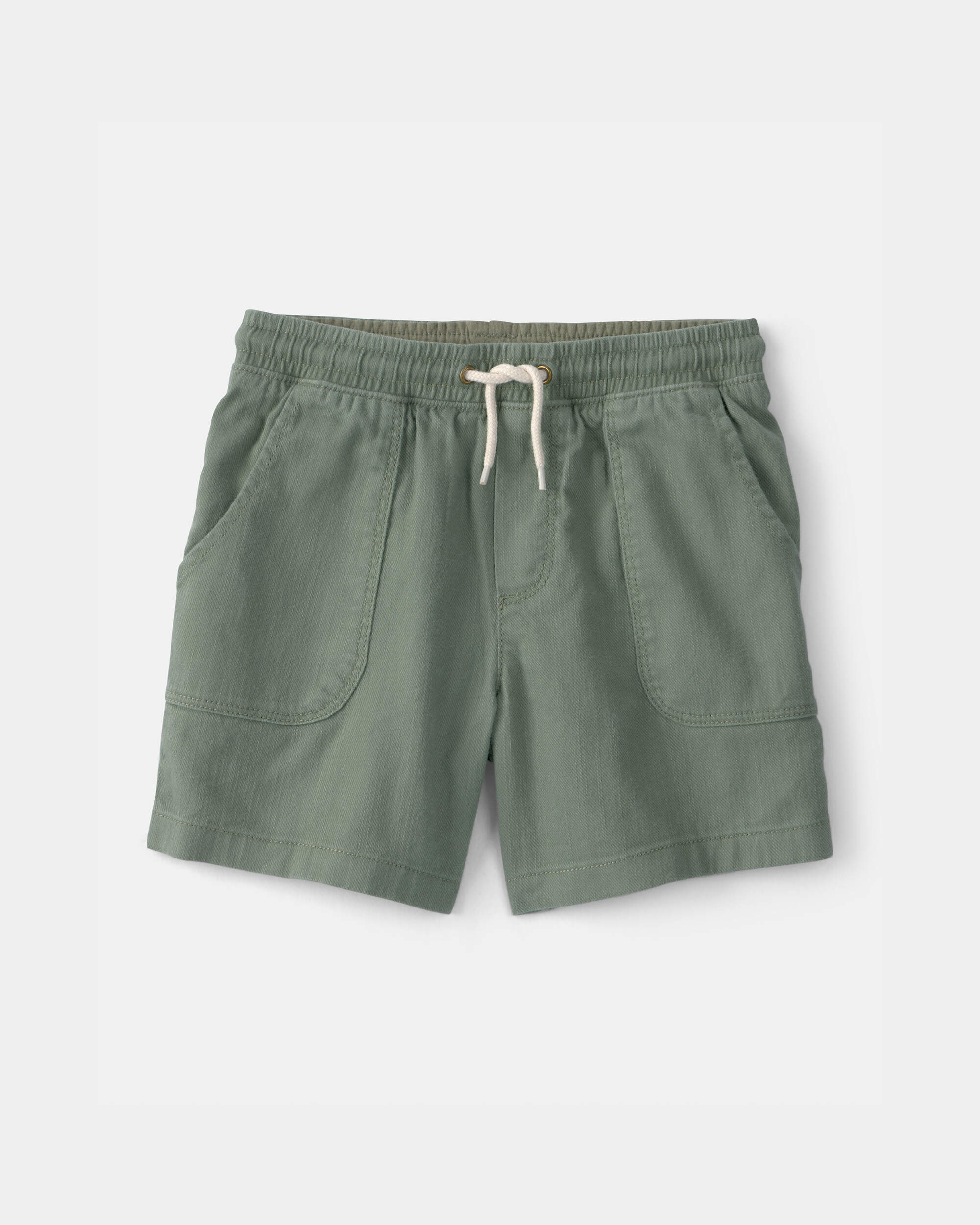 Boys Twill Shorts - Green